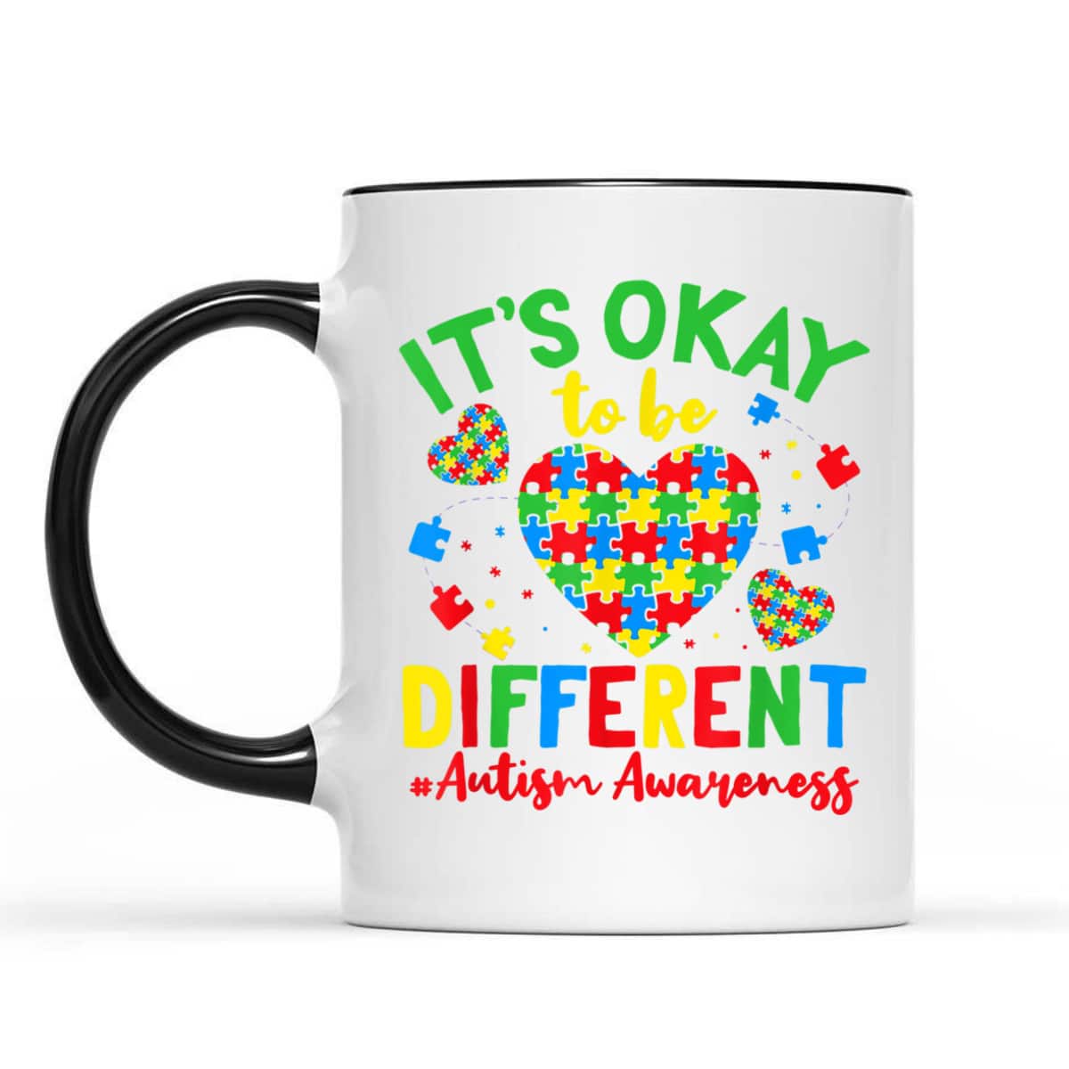 Autism Support It'S Okay To Be Different Autism Awareness T-Shirt