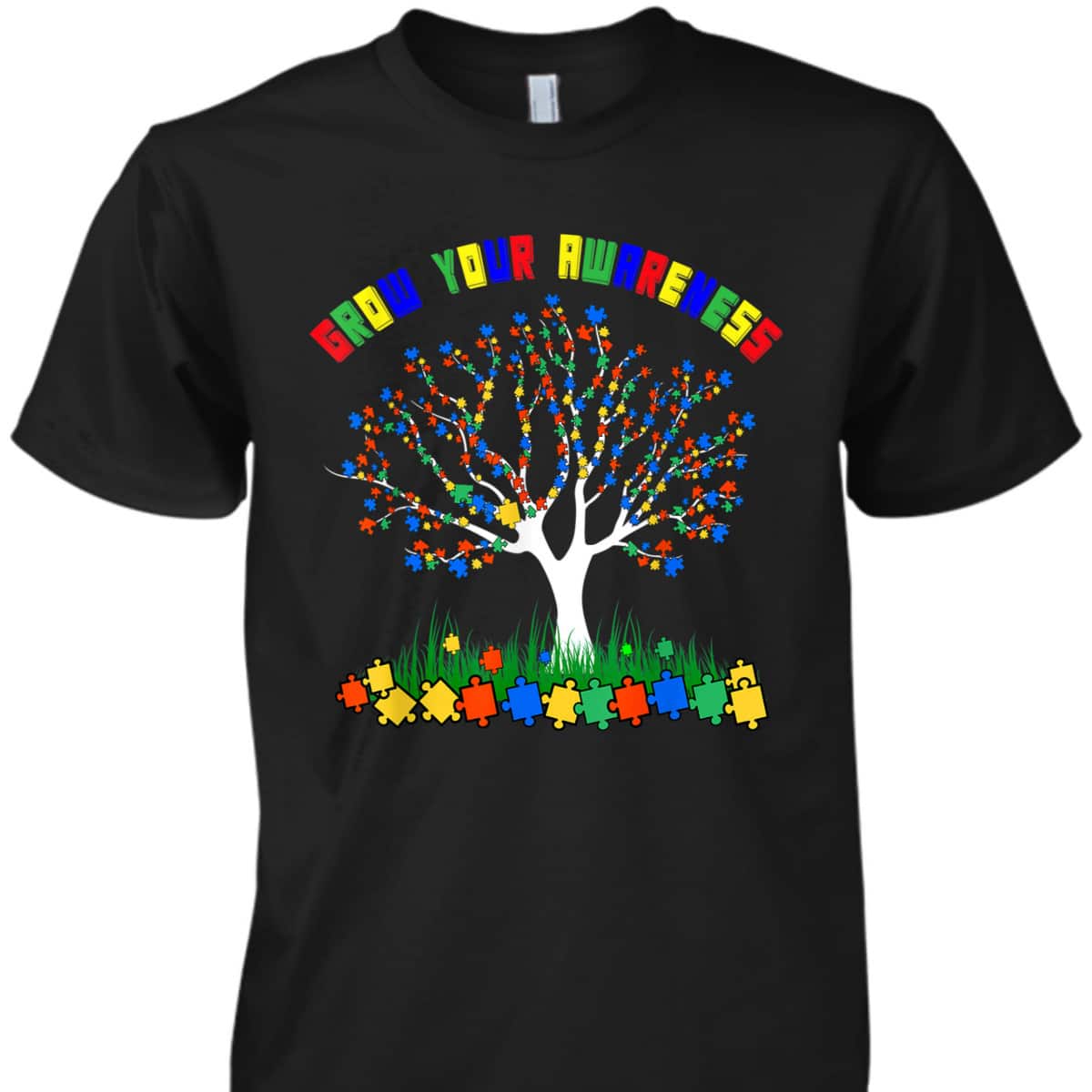 Autism Awareness Autism Tree For Autism Kids & T-Shirt