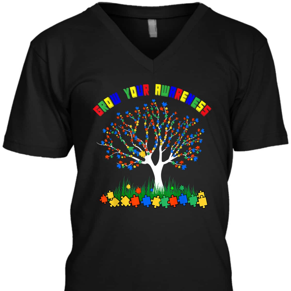 Autism Awareness Autism Tree For Autism Kids & T-Shirt