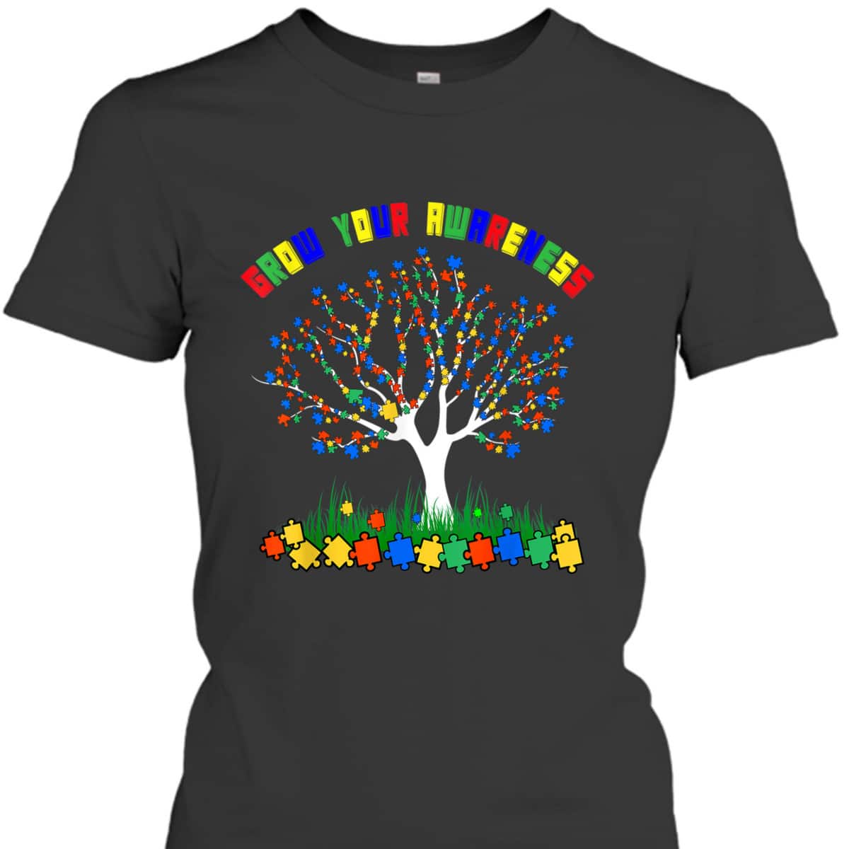 Autism Awareness Autism Tree For Autism Kids & T-Shirt