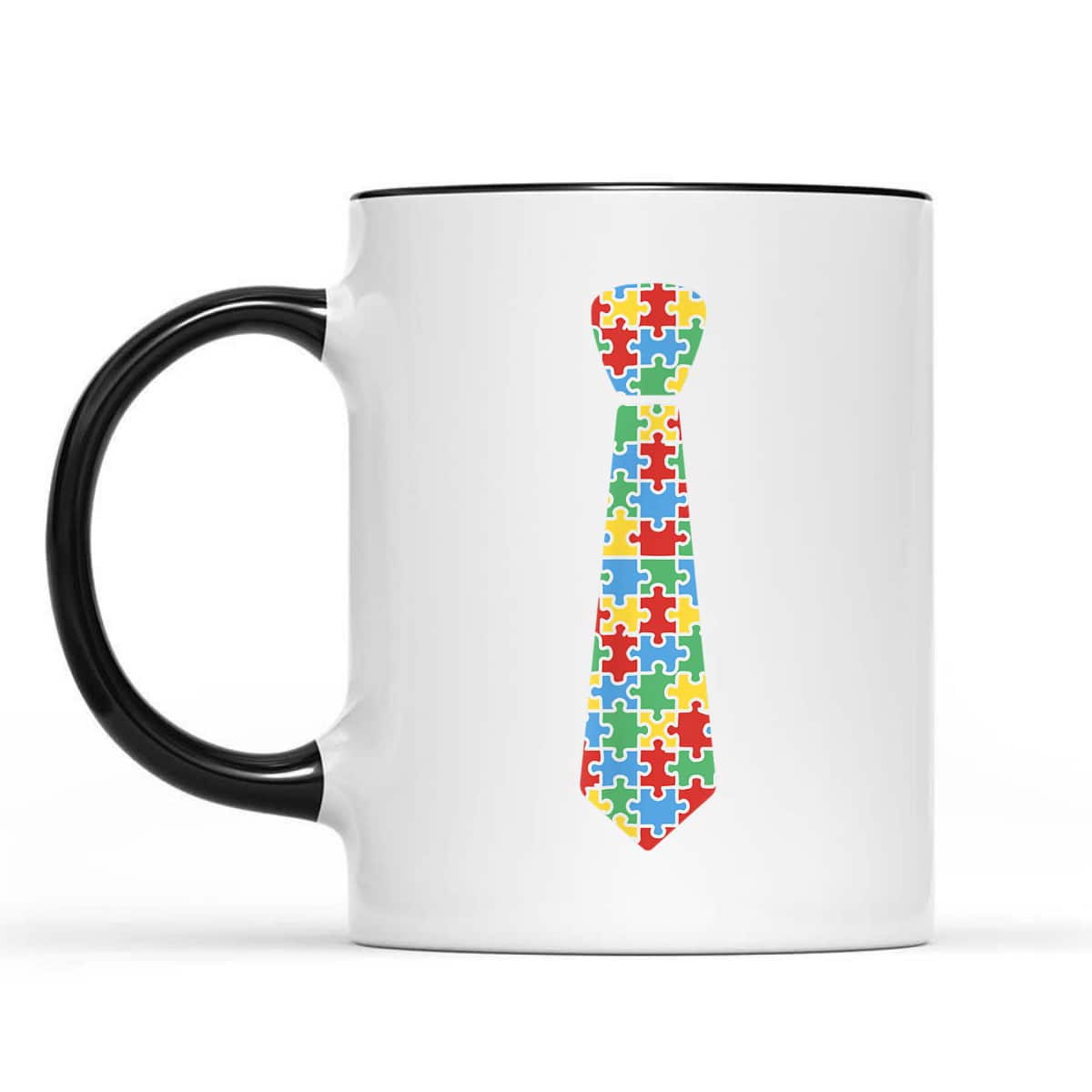 Autism Awareness Puzzle Necktie Ribbon Autistic Boys T-Shirt Autism Awareness Puzzle Necktie Ribbon Autistic Boys T-Shirt