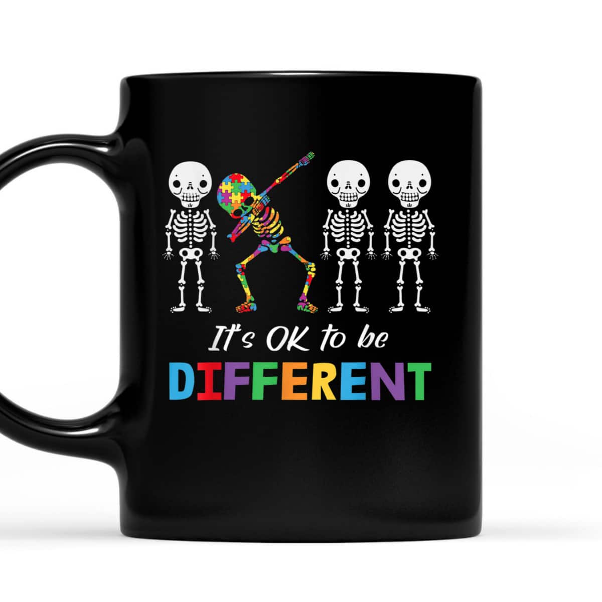 Autism Awareness Women Kid Its Ok To Be Different T-Shirt