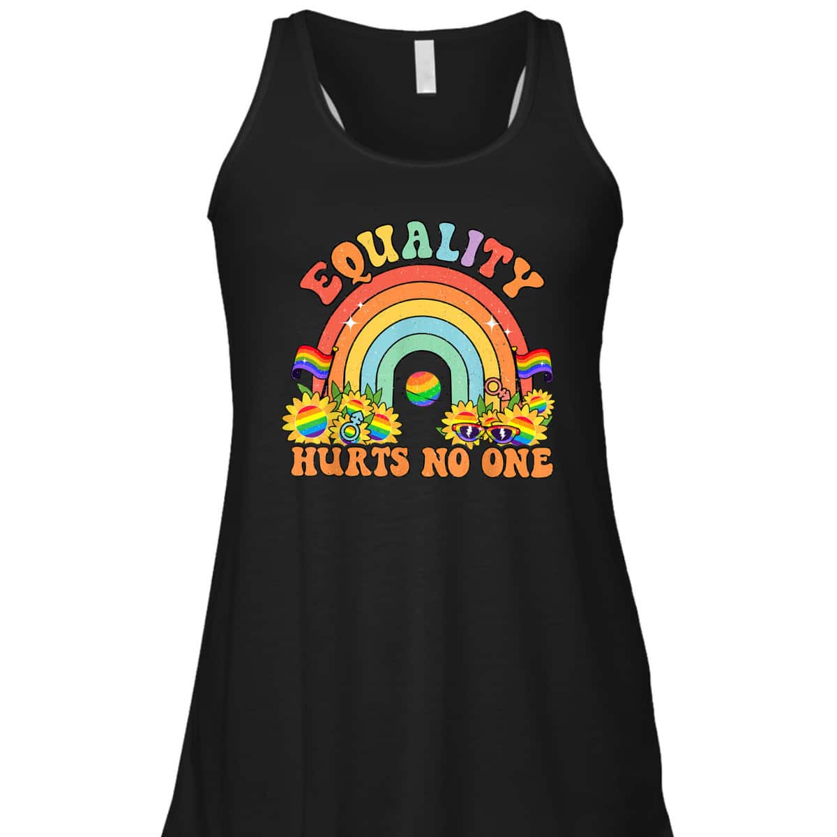 Equality Hurts No One Rainbow T-Shirt Equality Hurts No One Rainbow T-Shirt