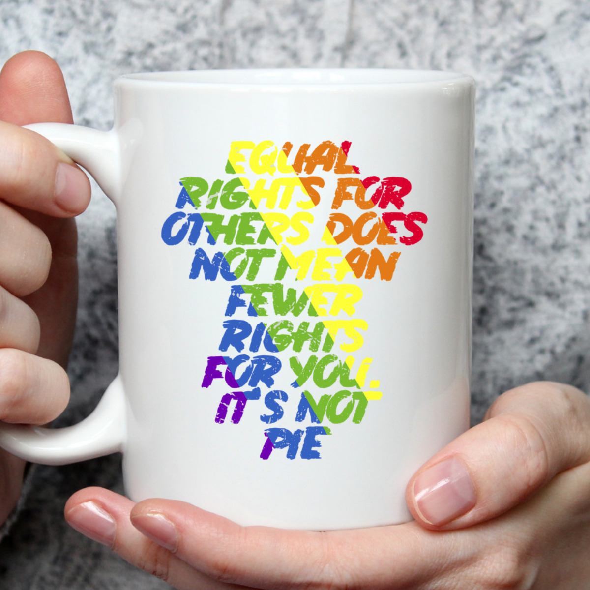 Equal Rights Others It's Not Pie Equality Rainbow T-Shirt Equal Rights Others It's Not Pie Equality Rainbow T-Shirt