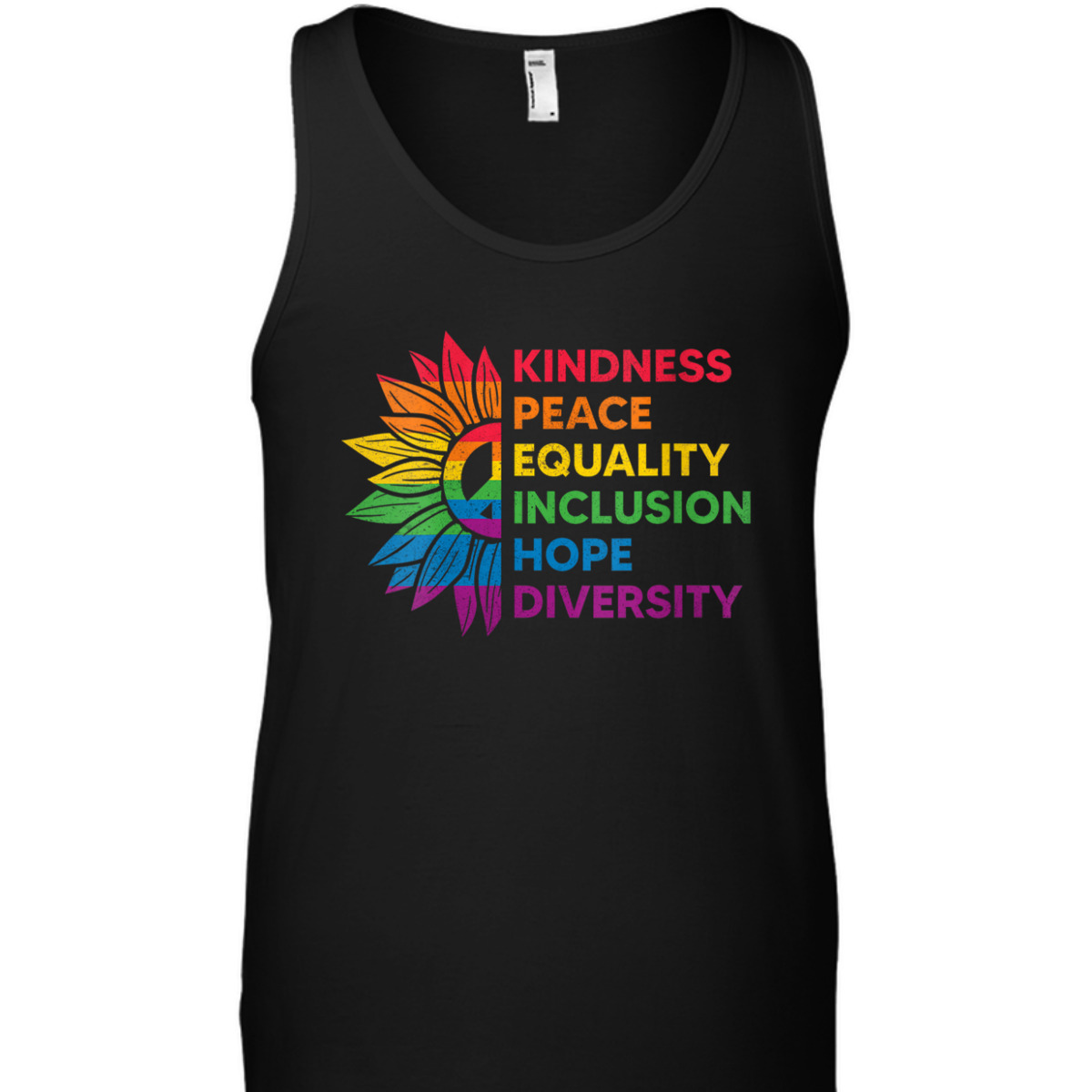 Womens Pride Month Kindness Peace Equality Inclusion Hope Diversity T-Shirt Womens Pride Month Kindness Peace Equality Inclusion Hope Diversity T-Shirt