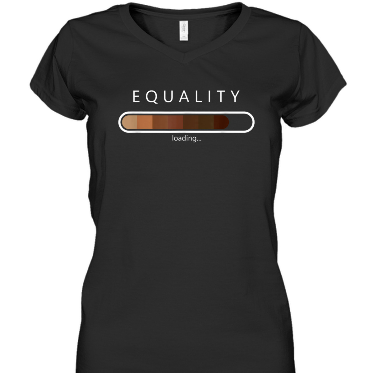 Equality Loading Funny Quote, Juneteenth Equality Loading T-Shirt
