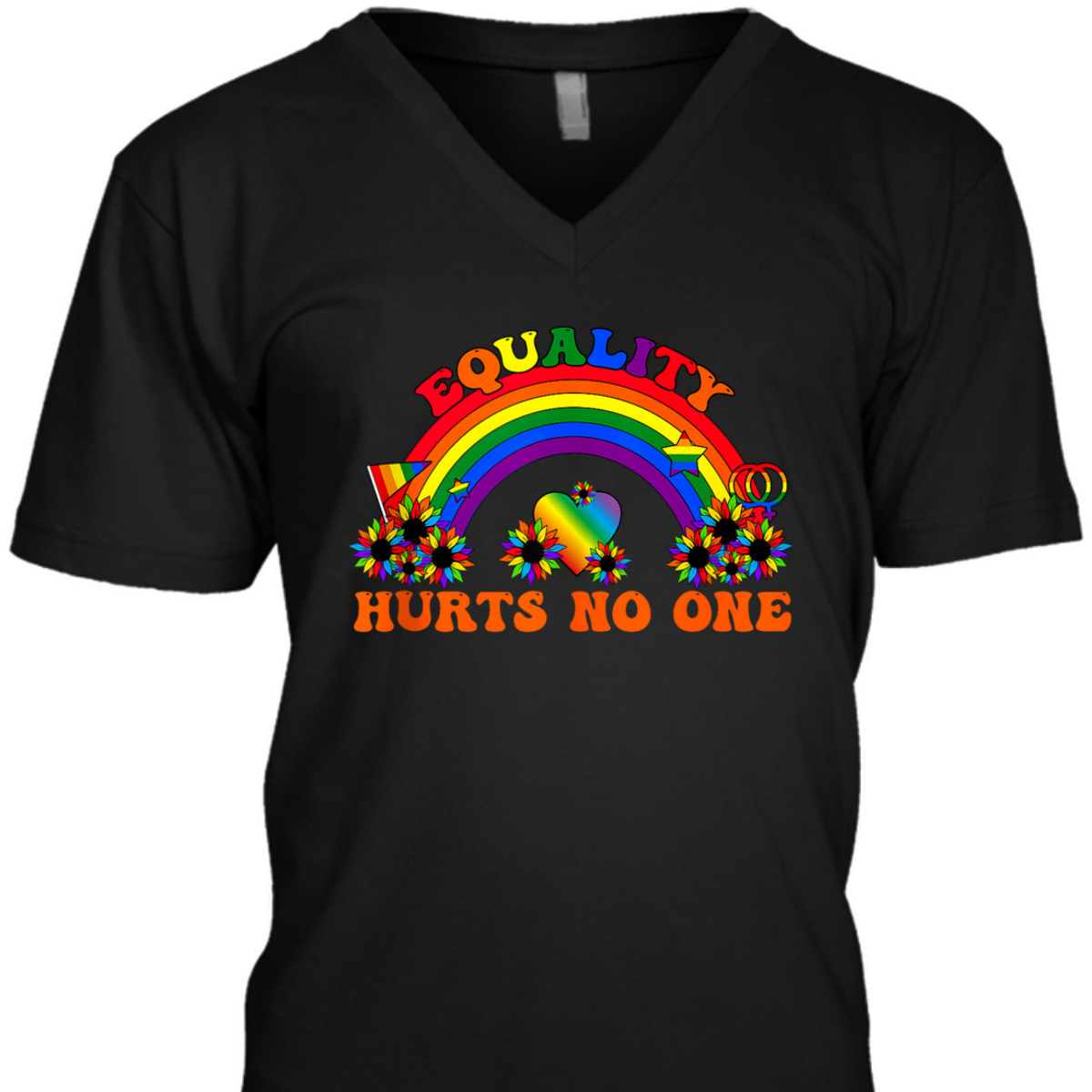 Equality Hurts No One LGBT Equality Gay Pride Human Rights T-Shirt