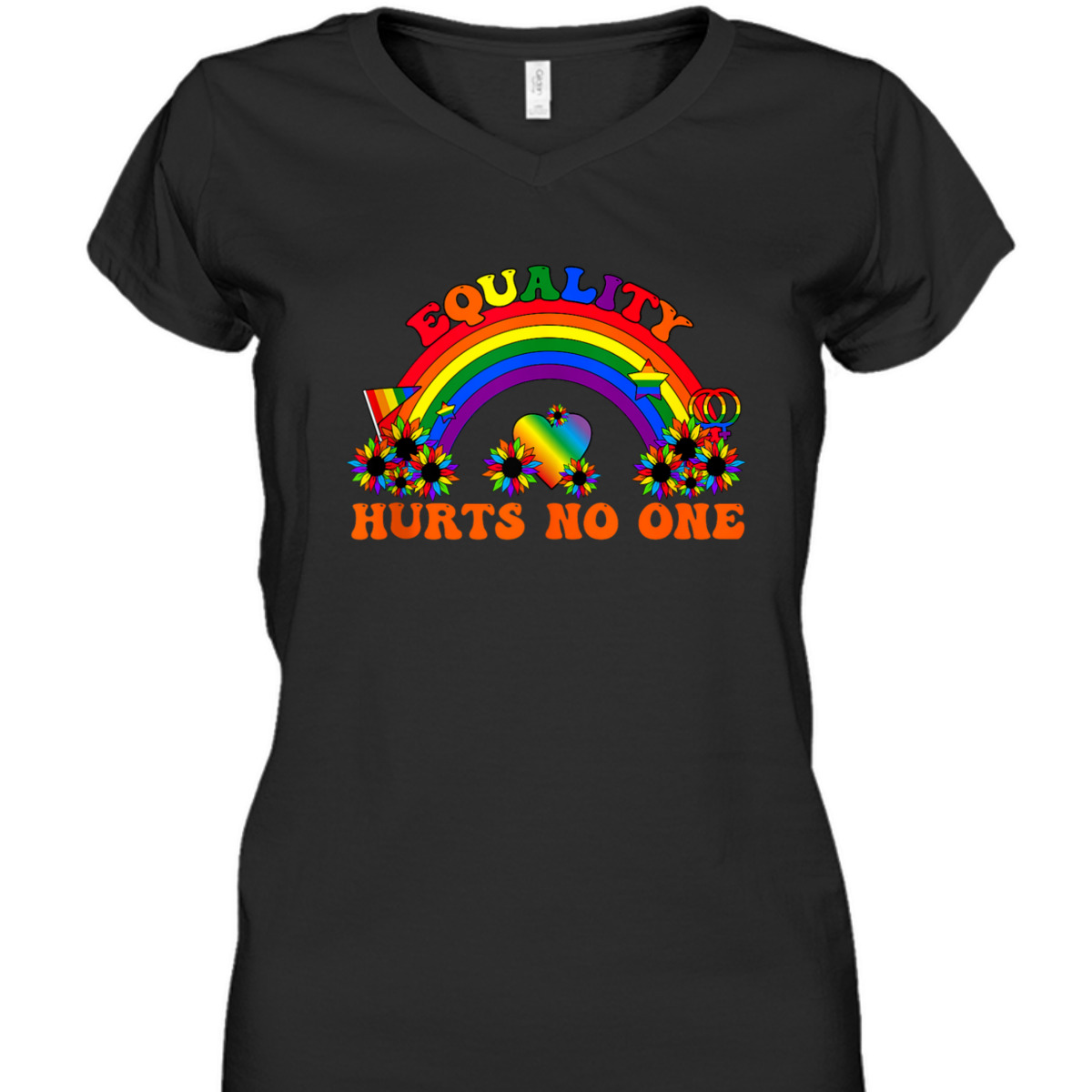 Equality Hurts No One LGBT Equality Gay Pride Human Rights T-Shirt