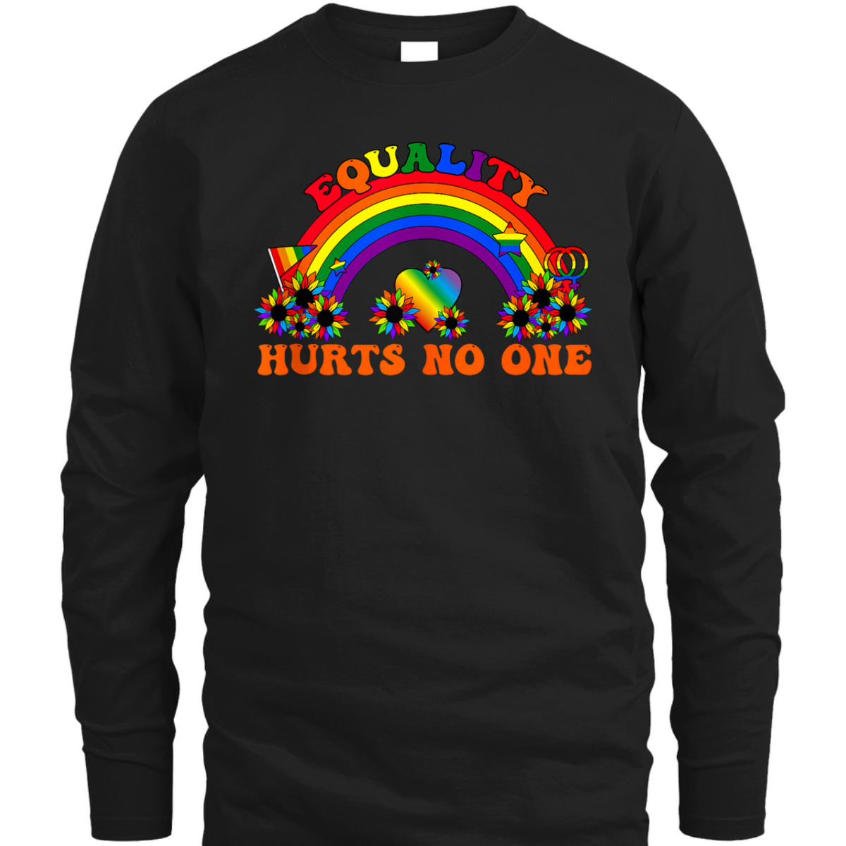 Equality Hurts No One LGBT Equality Gay Pride Human Rights T-Shirt