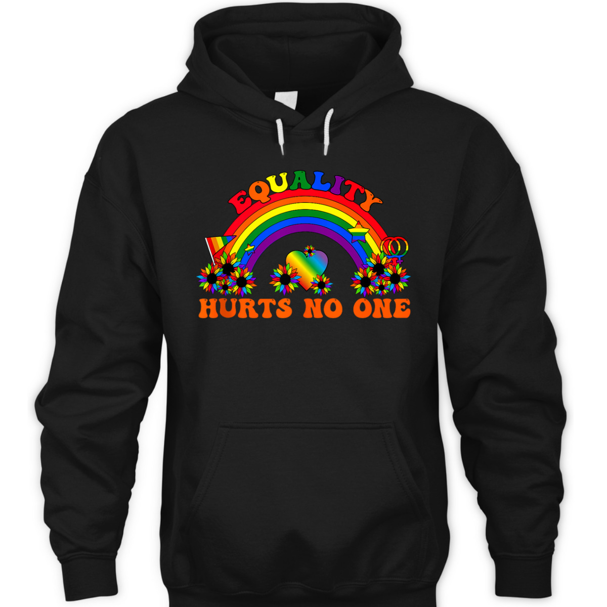 Equality Hurts No One LGBT Equality Gay Pride Human Rights T-Shirt