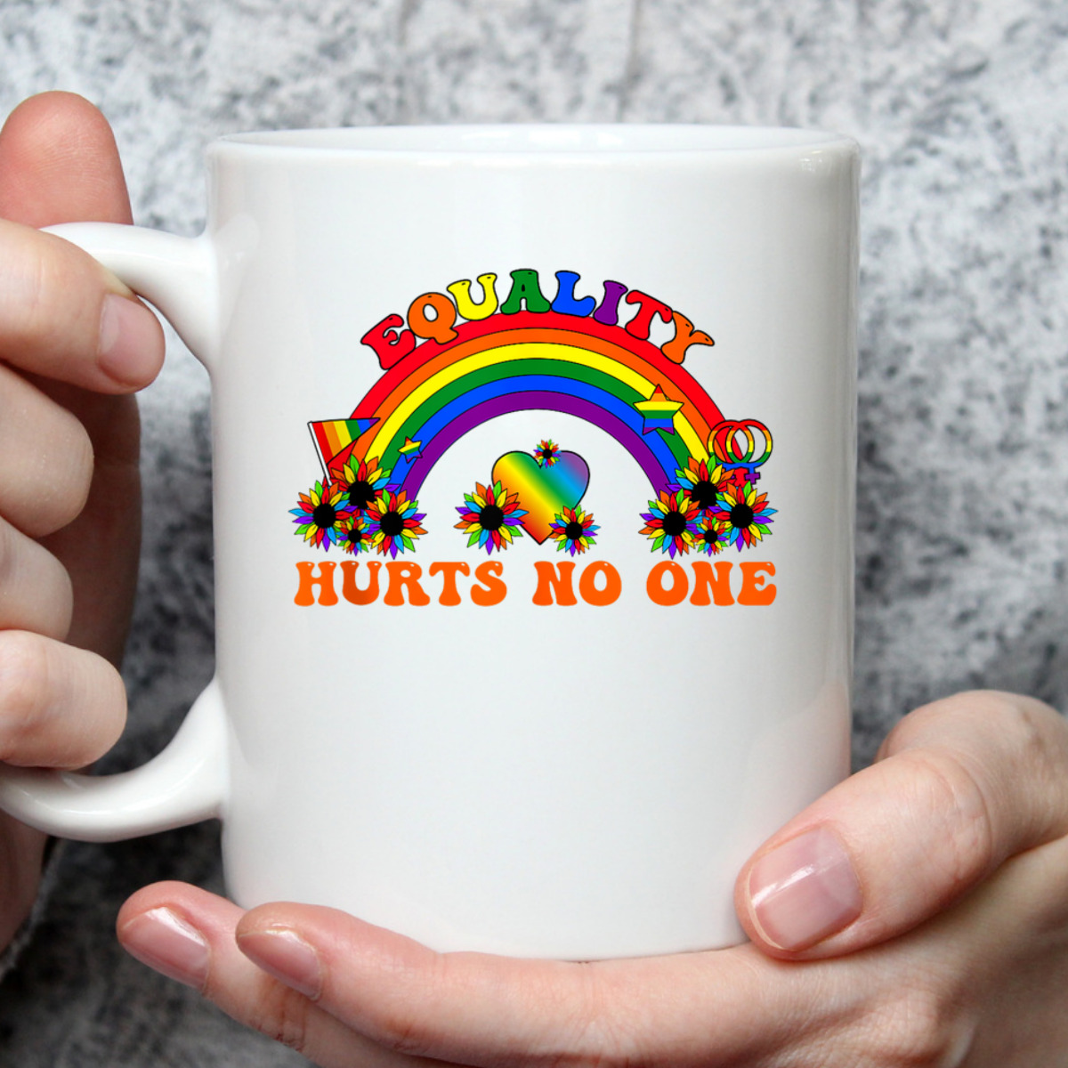 Equality Hurts No One LGBT Equality Gay Pride Human Rights T-Shirt Equality Hurts No One LGBT Equality Gay Pride Human Rights T-Shirt