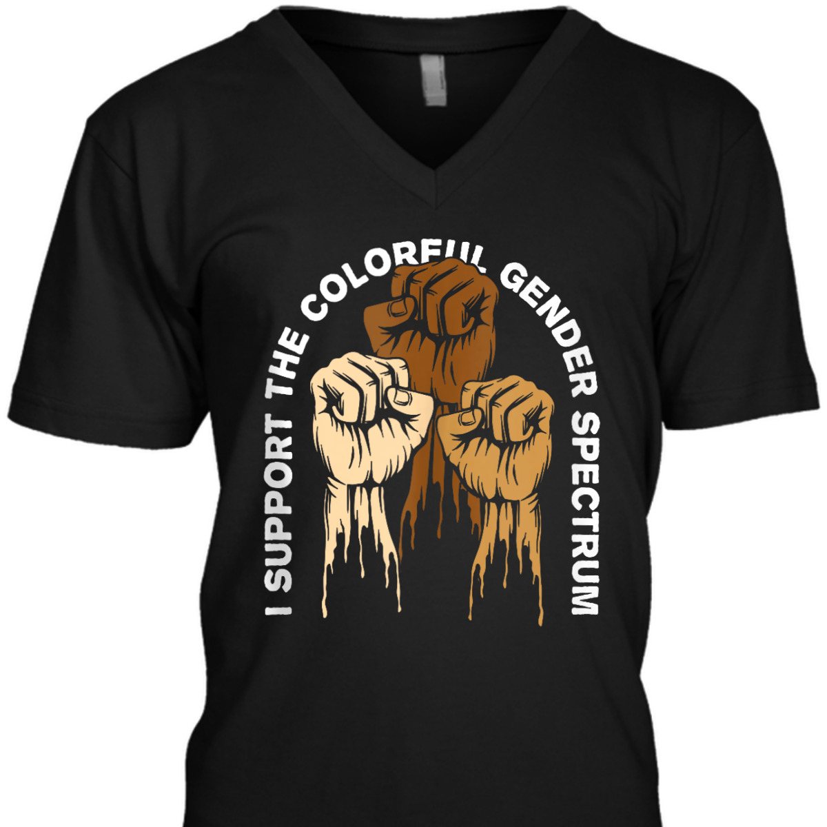 I Support The Colorful Feminist Social Justice Womens Rights T-Shirt
