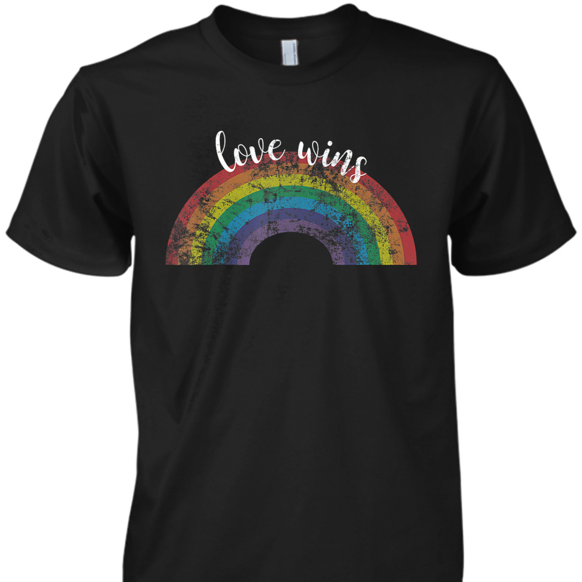 Love Wins Be Yourself Month Rainbow LGBTQ Equality Gay Pride T-Shirt