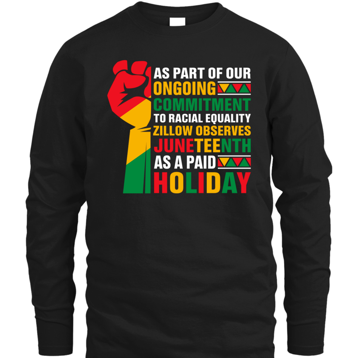 As Part Of Our Ongoing Commitment To Racial Equality Zillow T-Shirt