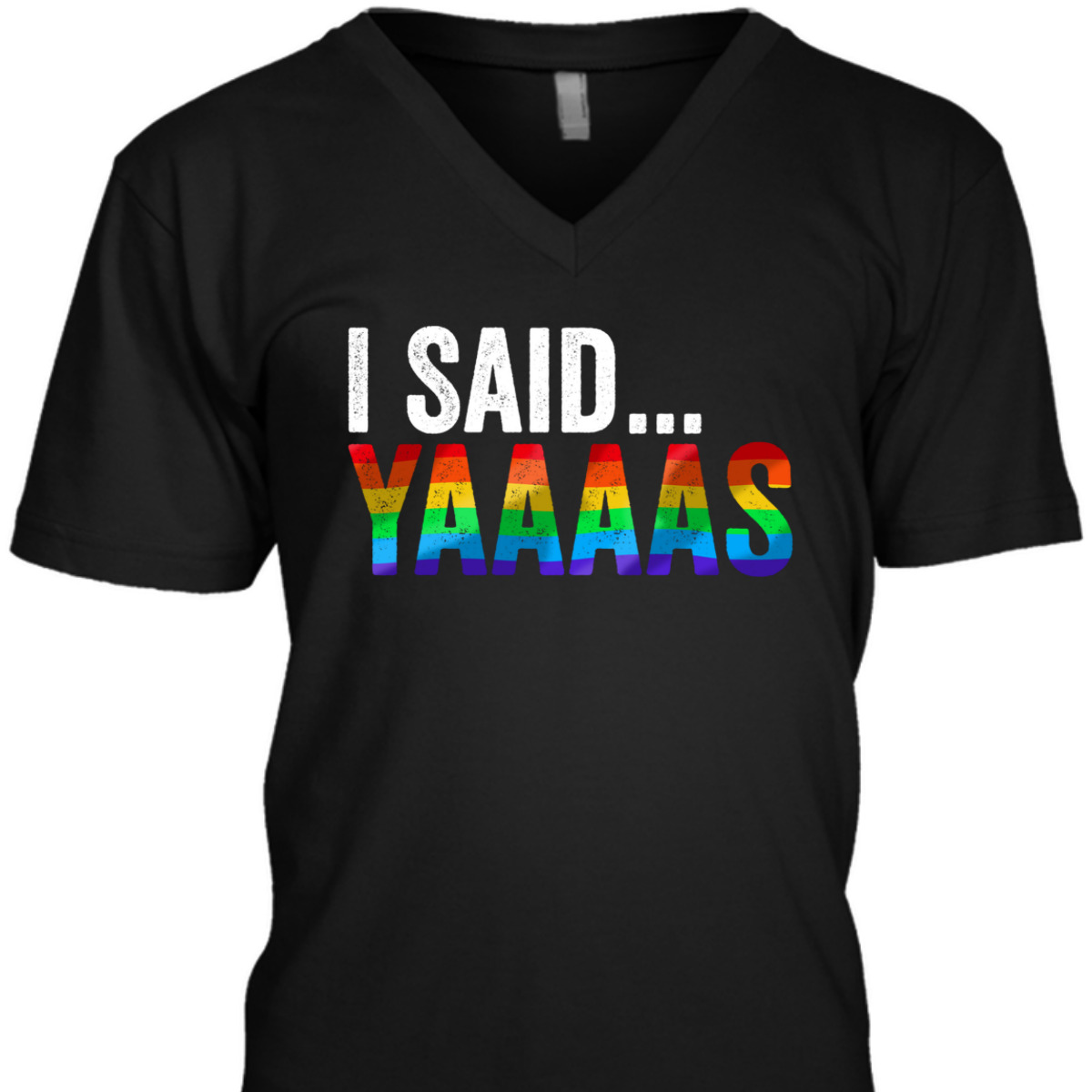 Said Yaaaas LGBTQ Gay Bachelor Party Equality Pride Month T-Shirt