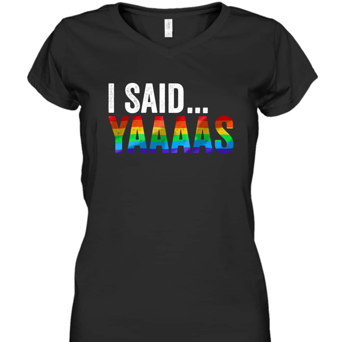 Said Yaaaas LGBTQ Gay Bachelor Party Equality Pride Month T-Shirt