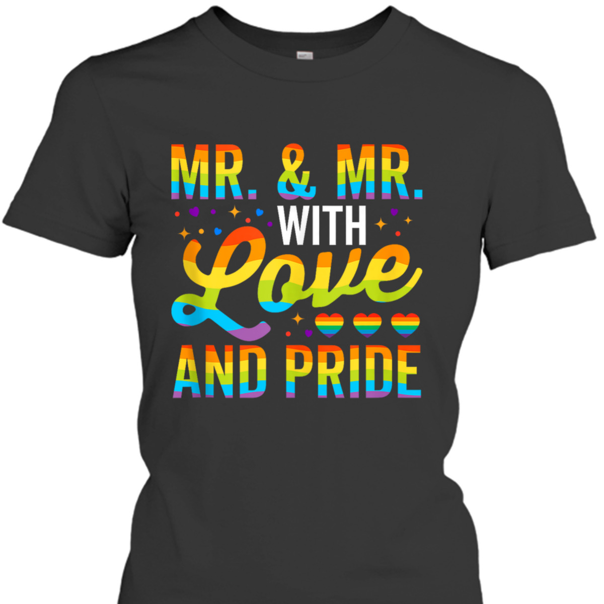 Mr & Mr LGBTQ Gay Wedding Equality Pride Awareness Month T-Shirt Mr & Mr LGBTQ Gay Wedding Equality Pride Awareness Month T-Shirt