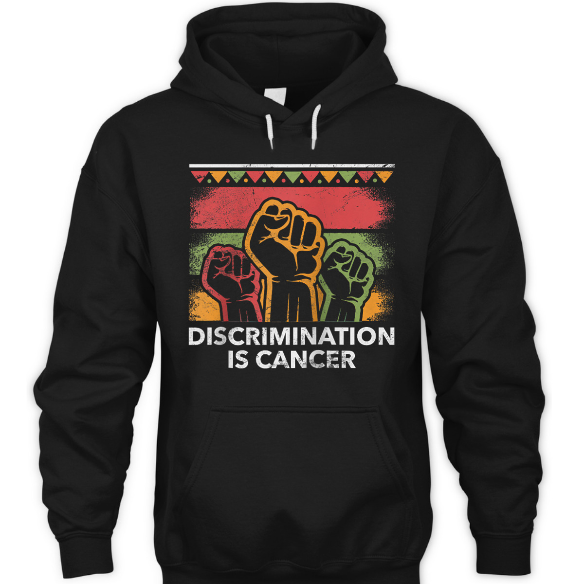 Discrimination Is Cancer Anti Racist Humanity Race Equality T-Shirt Discrimination Is Cancer Anti Racist Humanity Race Equality T-Shirt