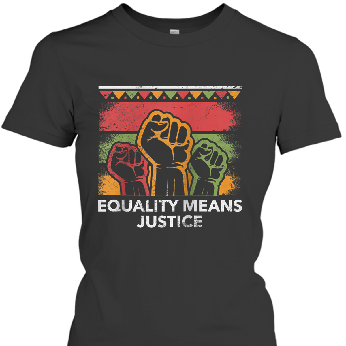 Equality Means Justice Social Justice Human Rights Diversity T-Shirt