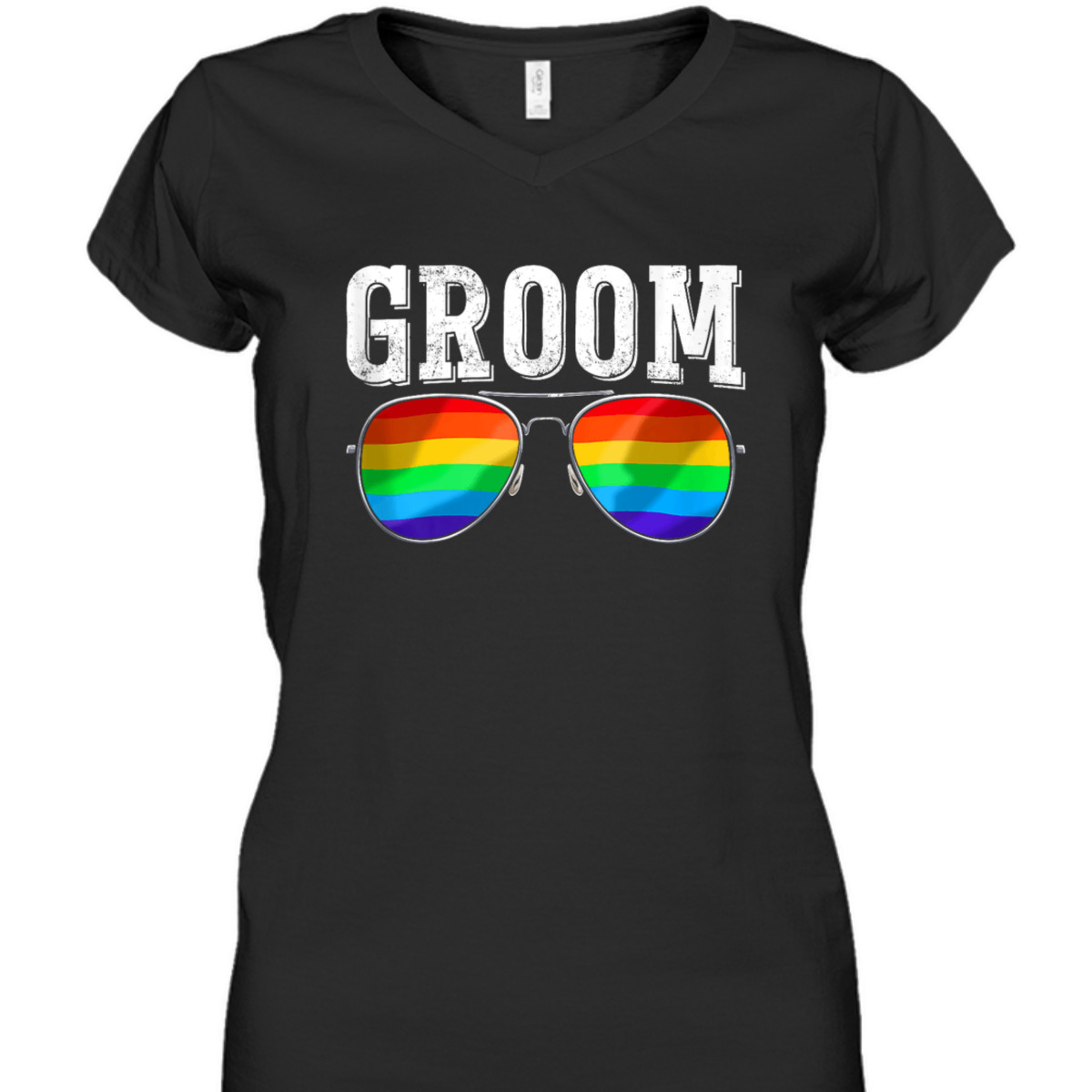 Groom LGBTQ Gay Bachelor Party Equality Pride Month Men T-Shirt