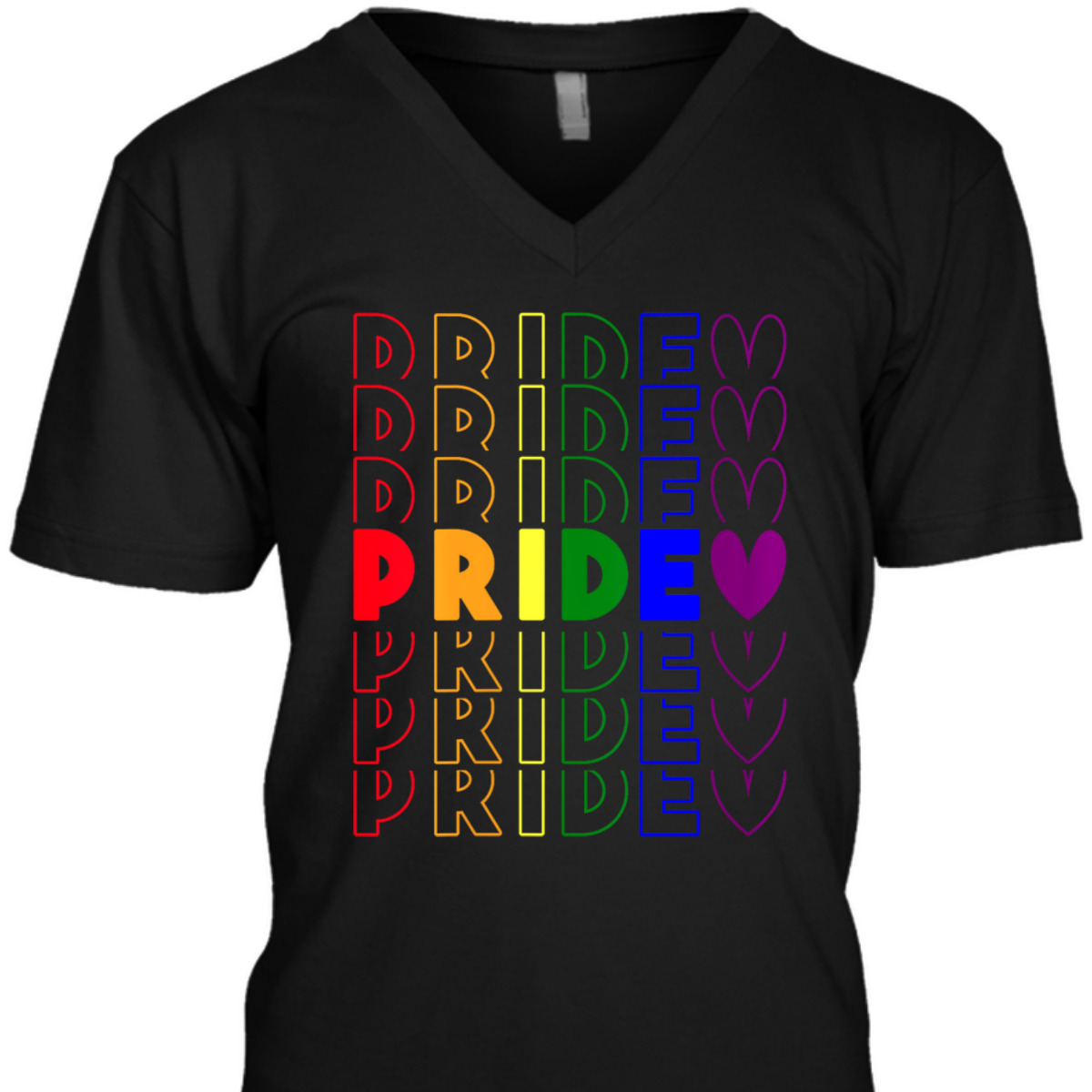 Womens LGBT Pride In Rainbow Color For Gay And Lesbian Equality T-Shirt
