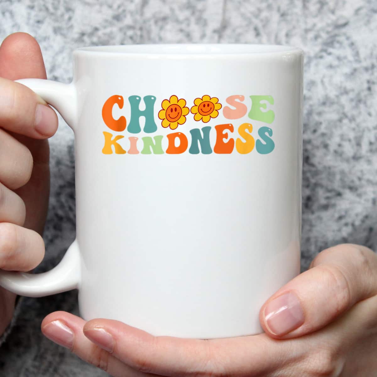 Choose Kindness Retro Groovy Daisy Be Kind Inspiration T-Shirt