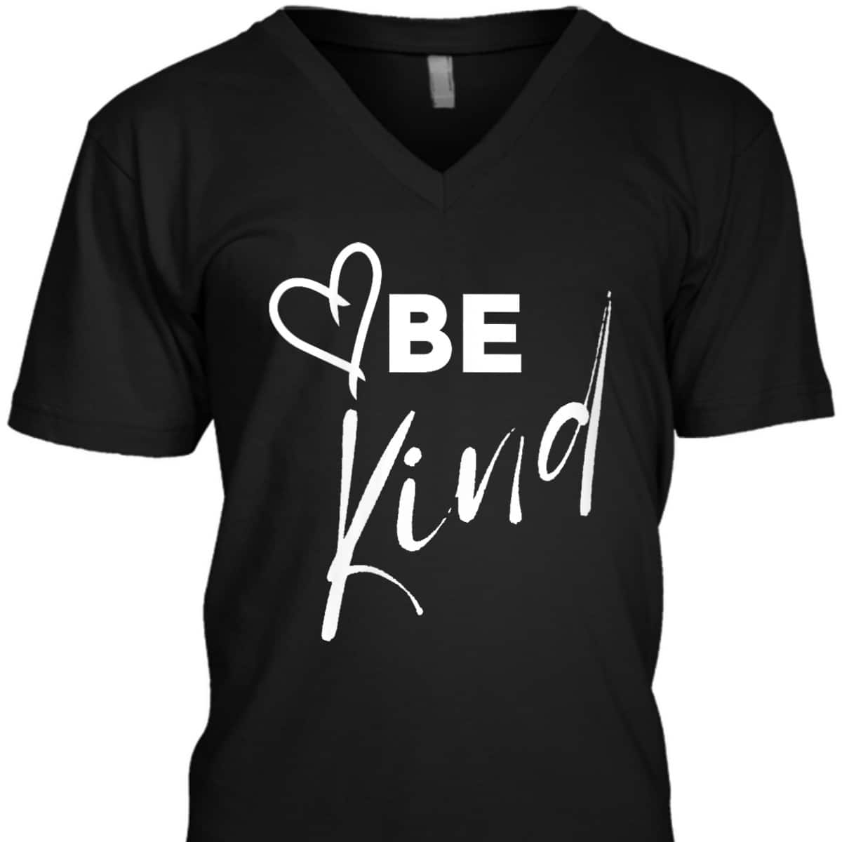 Womens Be Kind - Cool Inspirational Message Graphic TEXT T-Shirt Womens Be Kind - Cool Inspirational Message Graphic TEXT T-Shirt