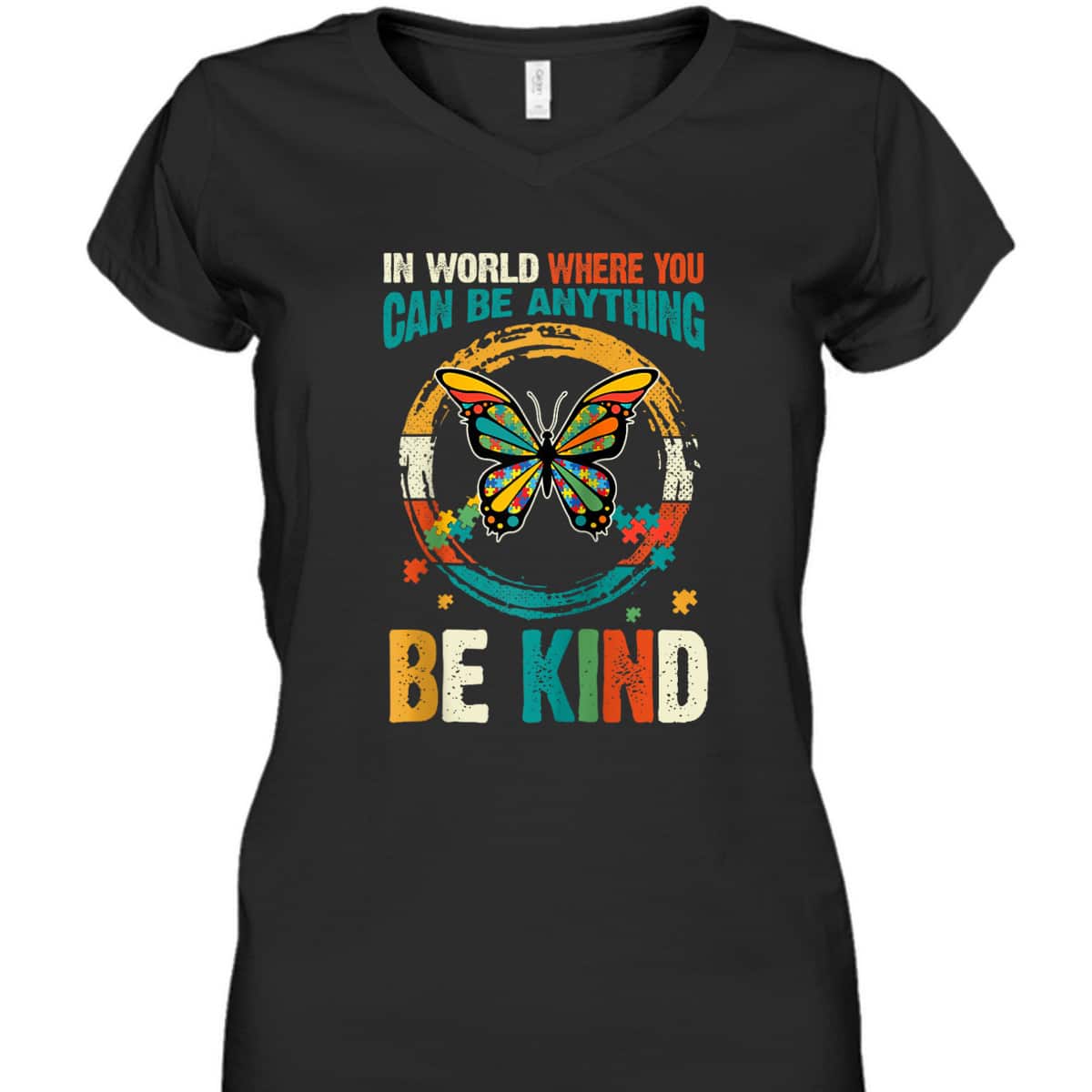 In A World Where You Can Be Anything Be Kind Funny T-Shirt In A World Where You Can Be Anything Be Kind Funny T-Shirt