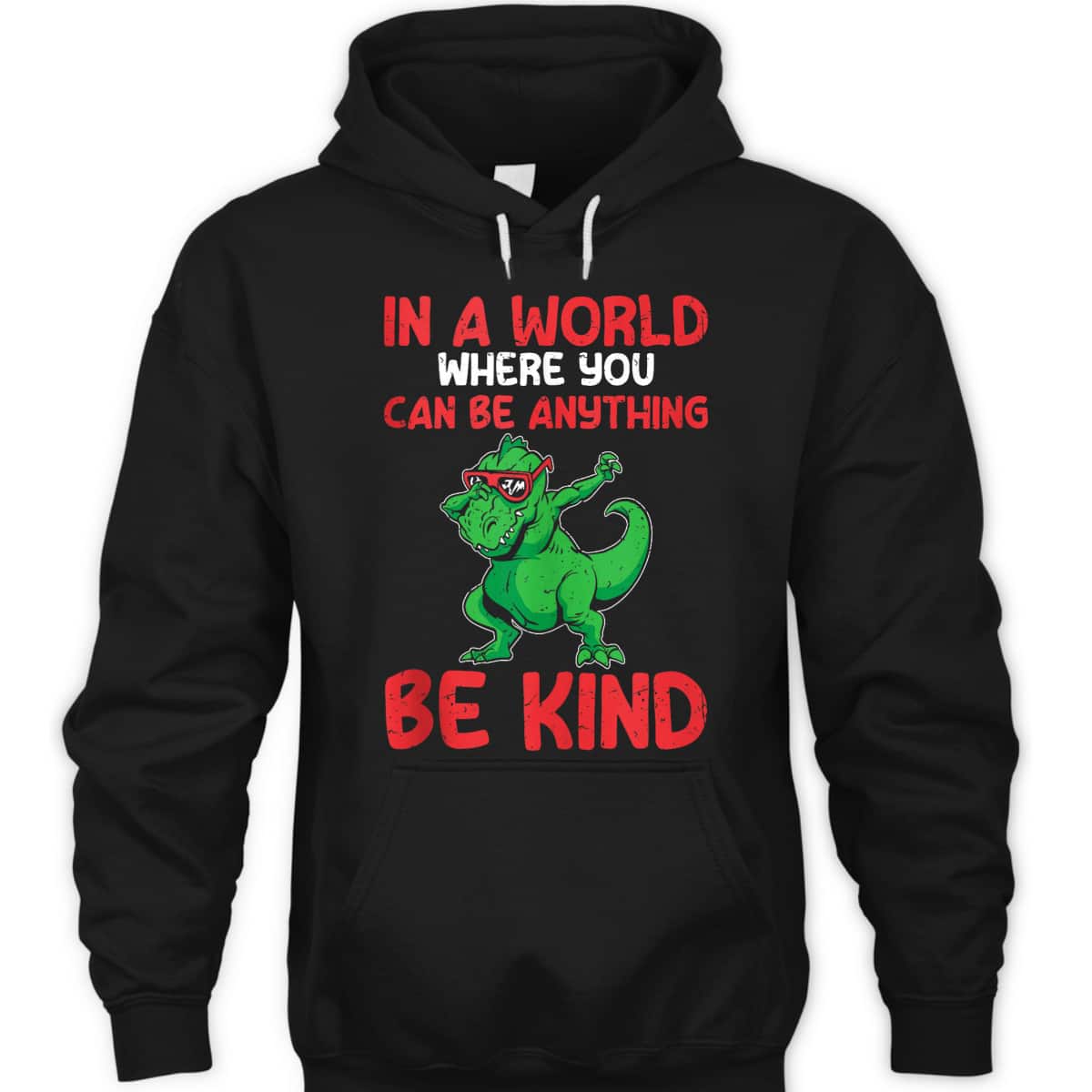 Boys Dino Kids Can Be Anything Be Kind Kindness T-Shirt