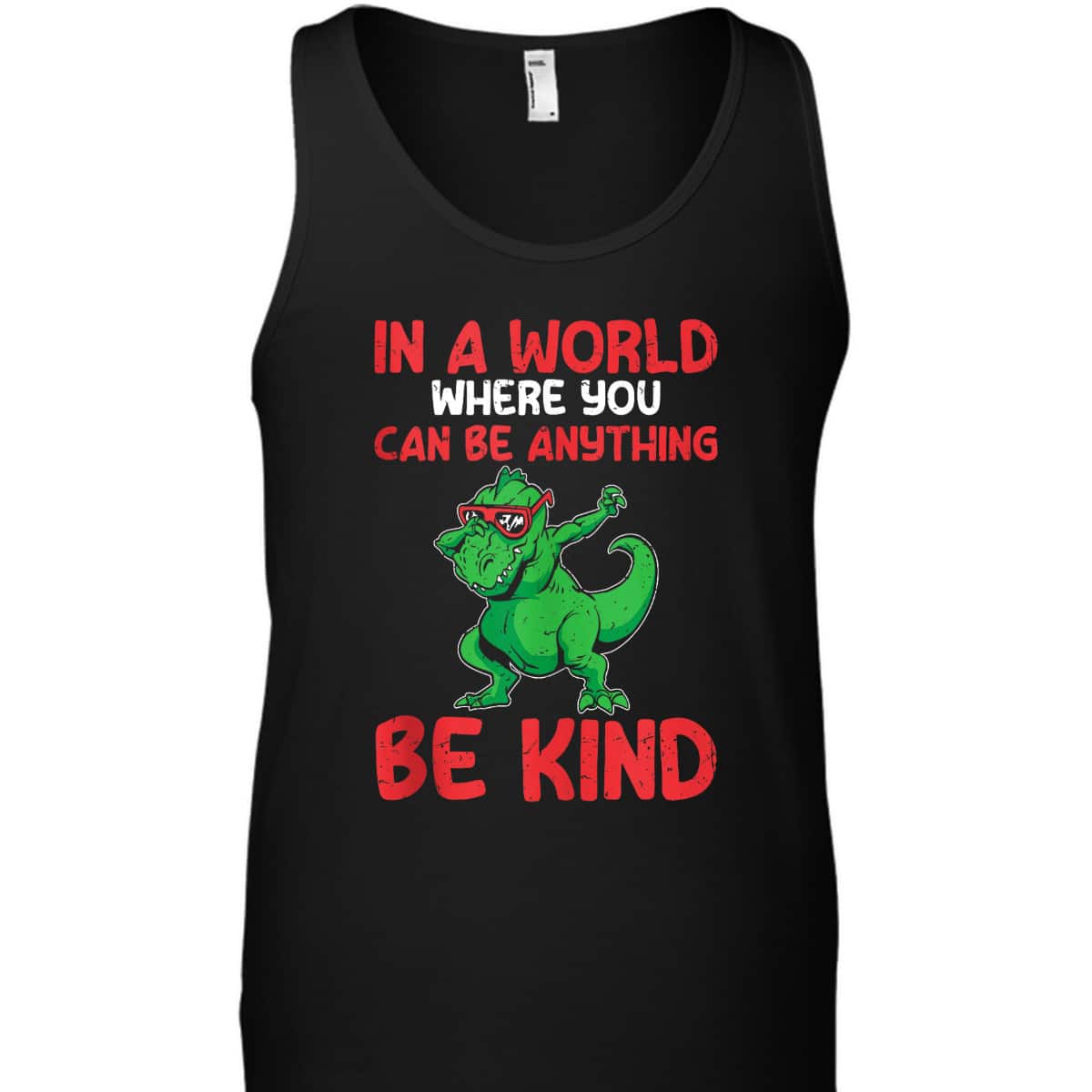 Boys Dino Kids Can Be Anything Be Kind Kindness T-Shirt