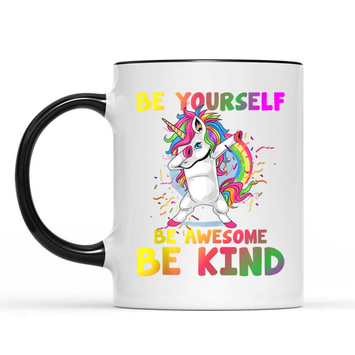 Girls Unicorn Kids Be Yourself Be Awesome Be Kind Kindness T-Shirt