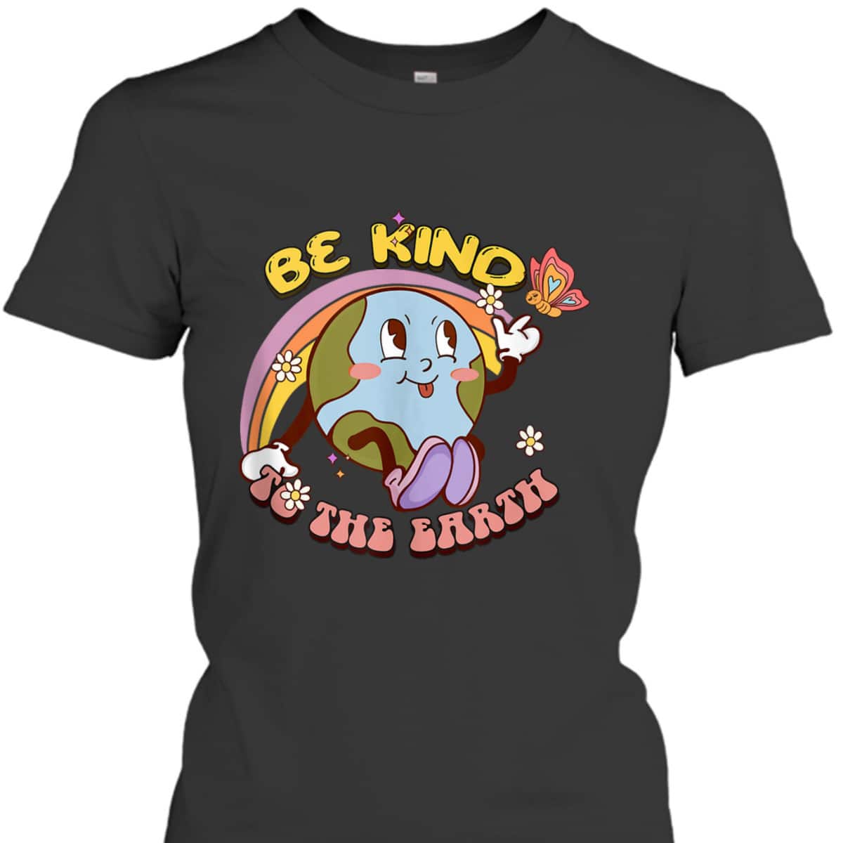 Be Kind To Our Planet Retro Cute Earth Day Save Your Earth T-Shirt