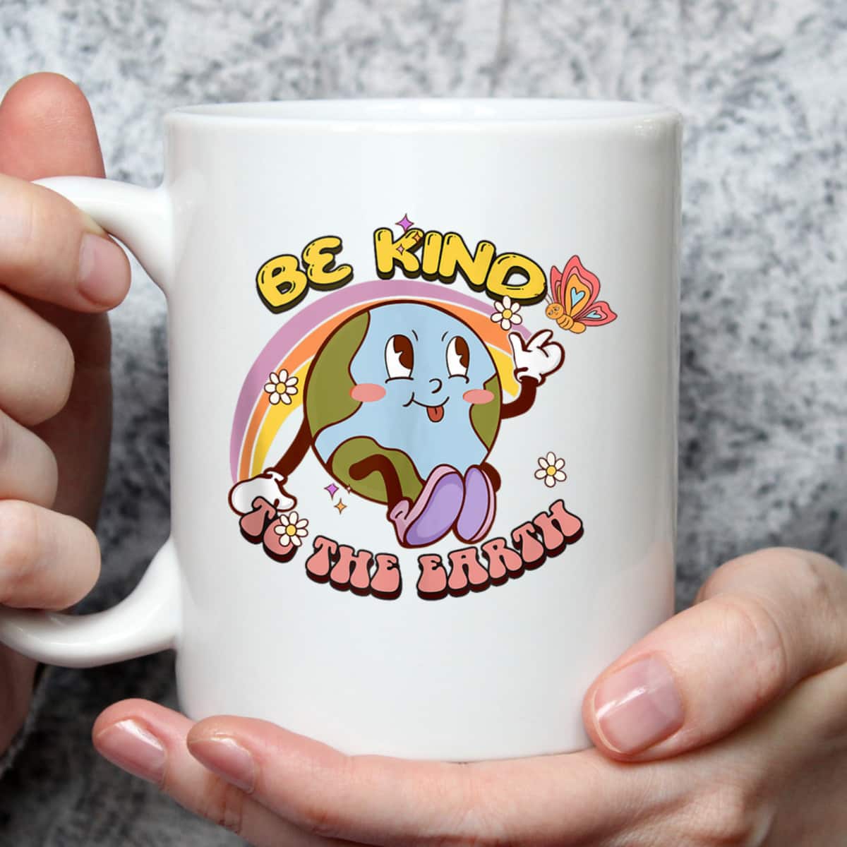 Be Kind To Our Planet Retro Cute Earth Day Save Your Earth T-Shirt