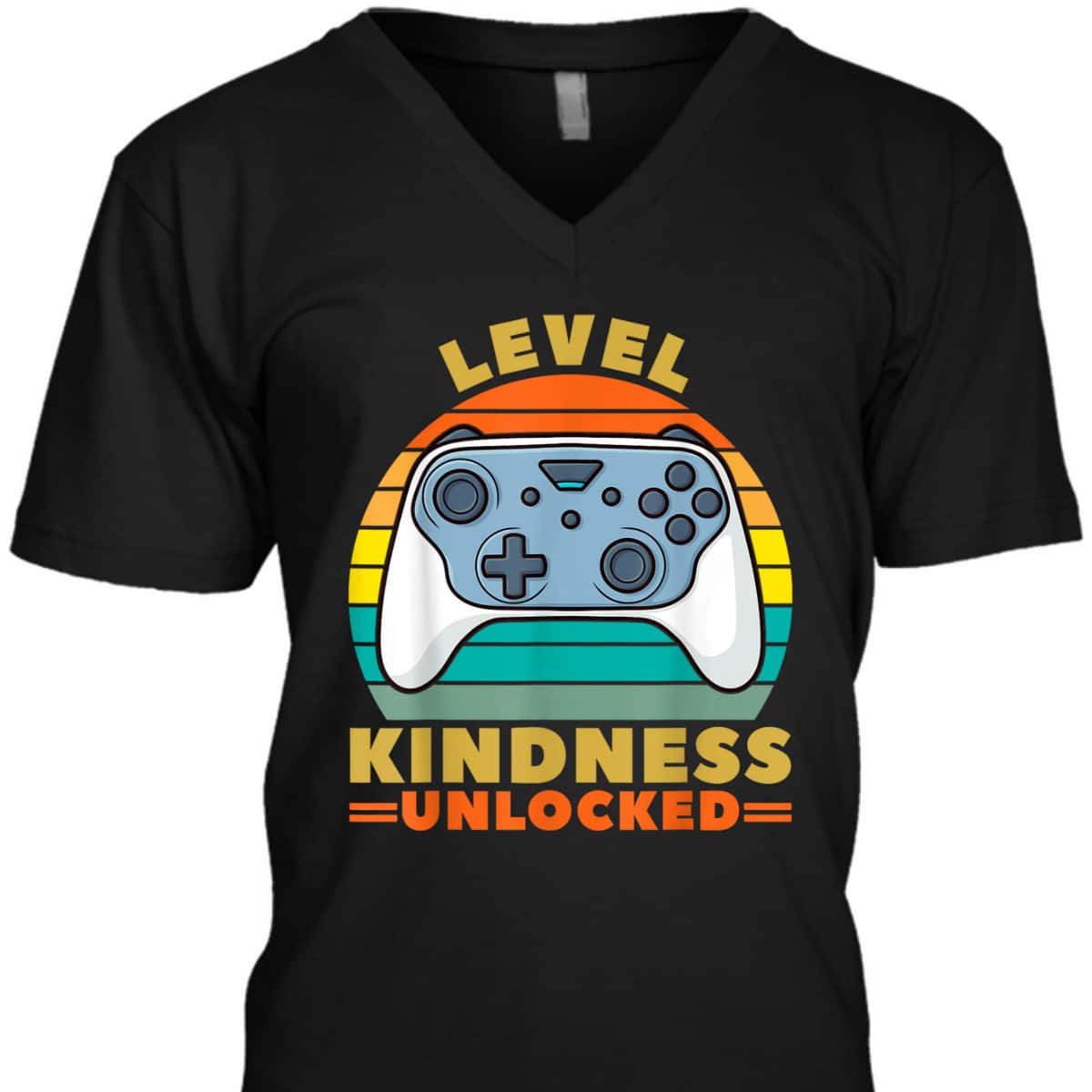 Boys Gaming Ganer Kids Level Kindness Unlocked Kindness T-Shirt Boys Gaming Ganer Kids Level Kindness Unlocked Kindness T-Shirt