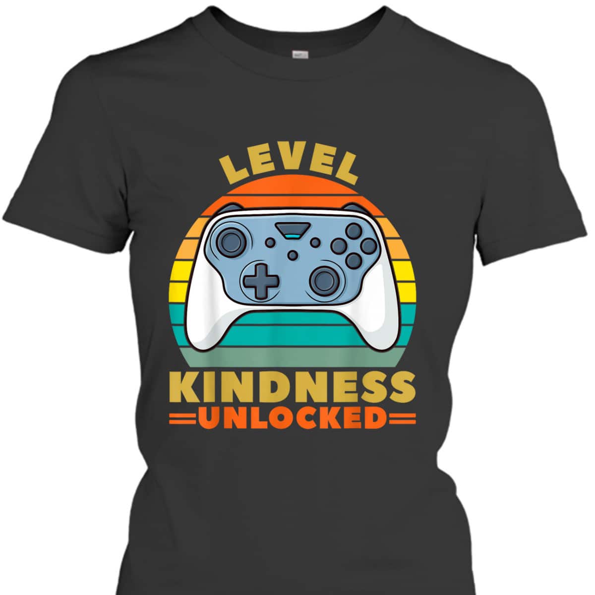 Boys Gaming Ganer Kids Level Kindness Unlocked Kindness T-Shirt Boys Gaming Ganer Kids Level Kindness Unlocked Kindness T-Shirt