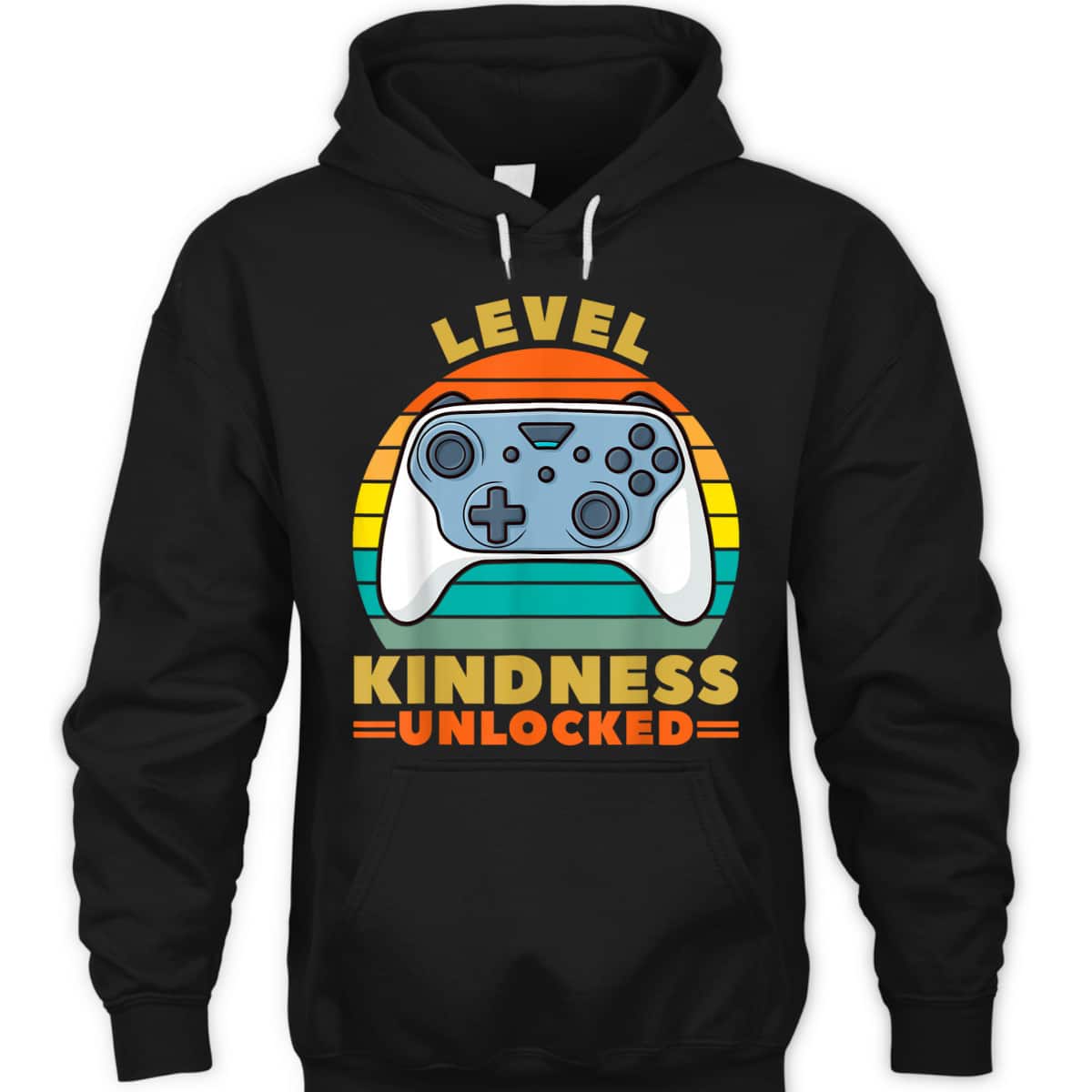 Boys Gaming Ganer Kids Level Kindness Unlocked Kindness T-Shirt