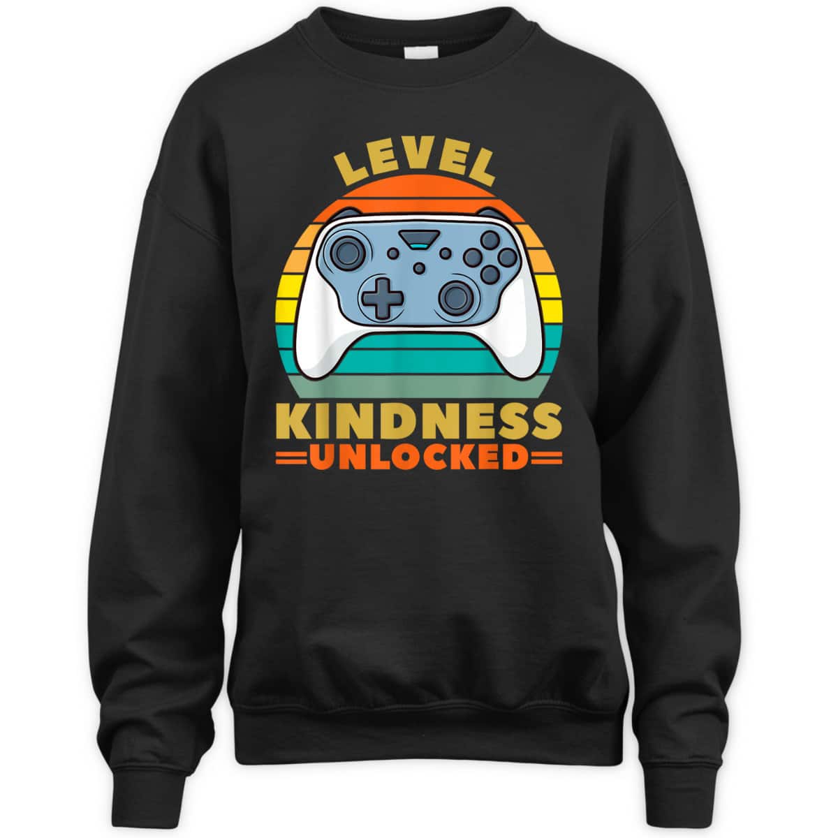 Boys Gaming Ganer Kids Level Kindness Unlocked Kindness T-Shirt