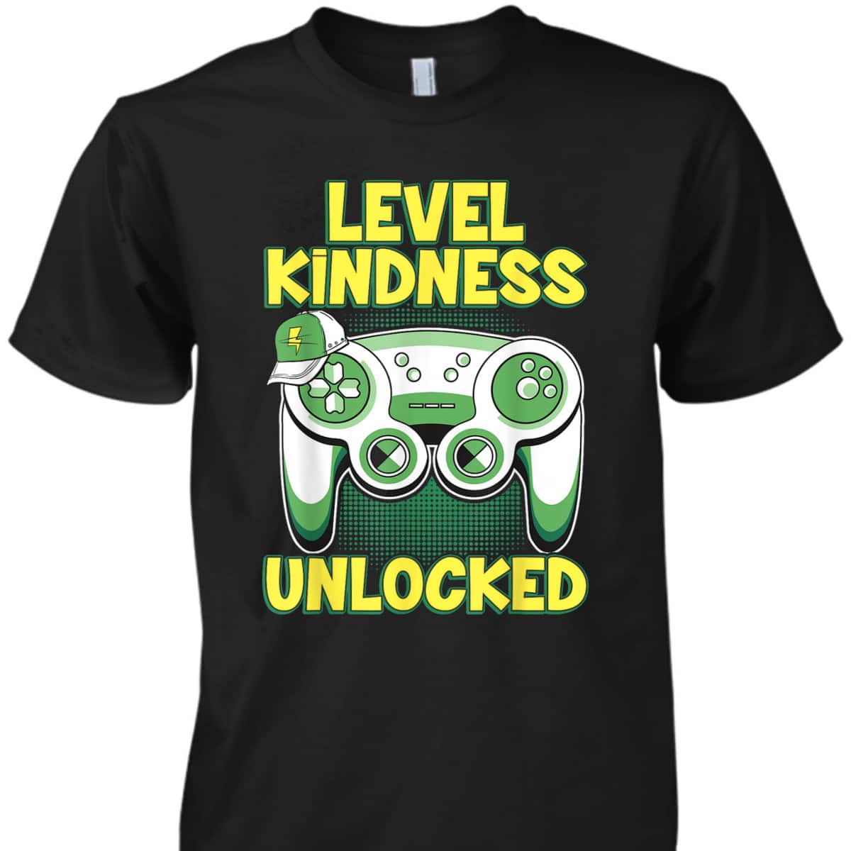 Boys Gaming Ganer Kindness Level Kindness Unlocked T-Shirt Boys Gaming Ganer Kindness Level Kindness Unlocked T-Shirt