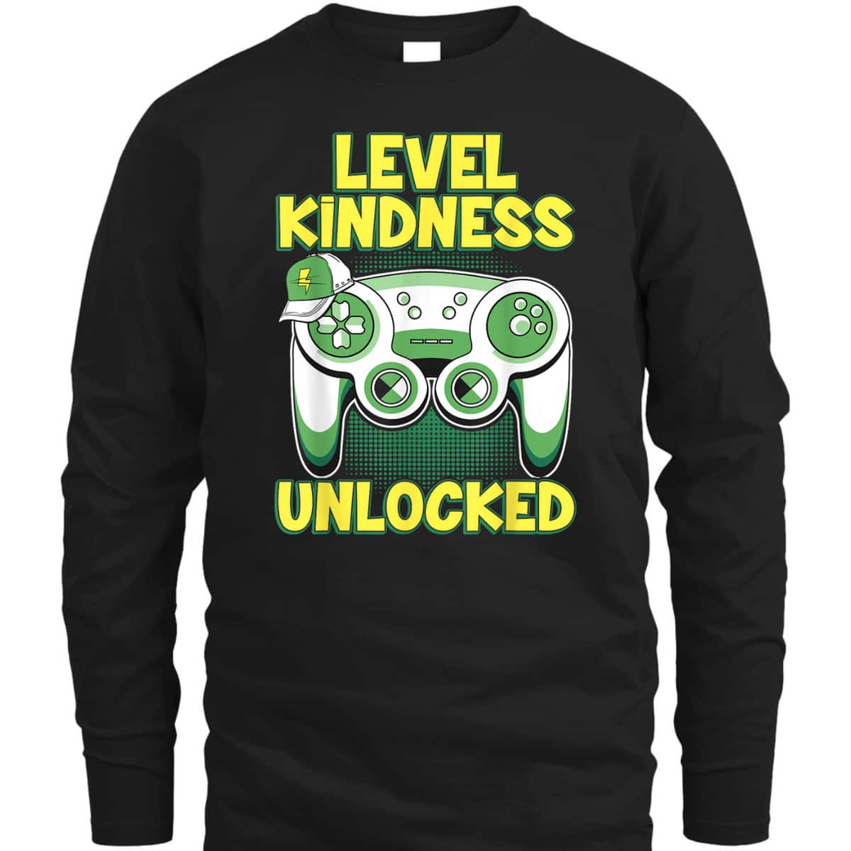 Boys Gaming Ganer Kindness Level Kindness Unlocked T-Shirt Boys Gaming Ganer Kindness Level Kindness Unlocked T-Shirt