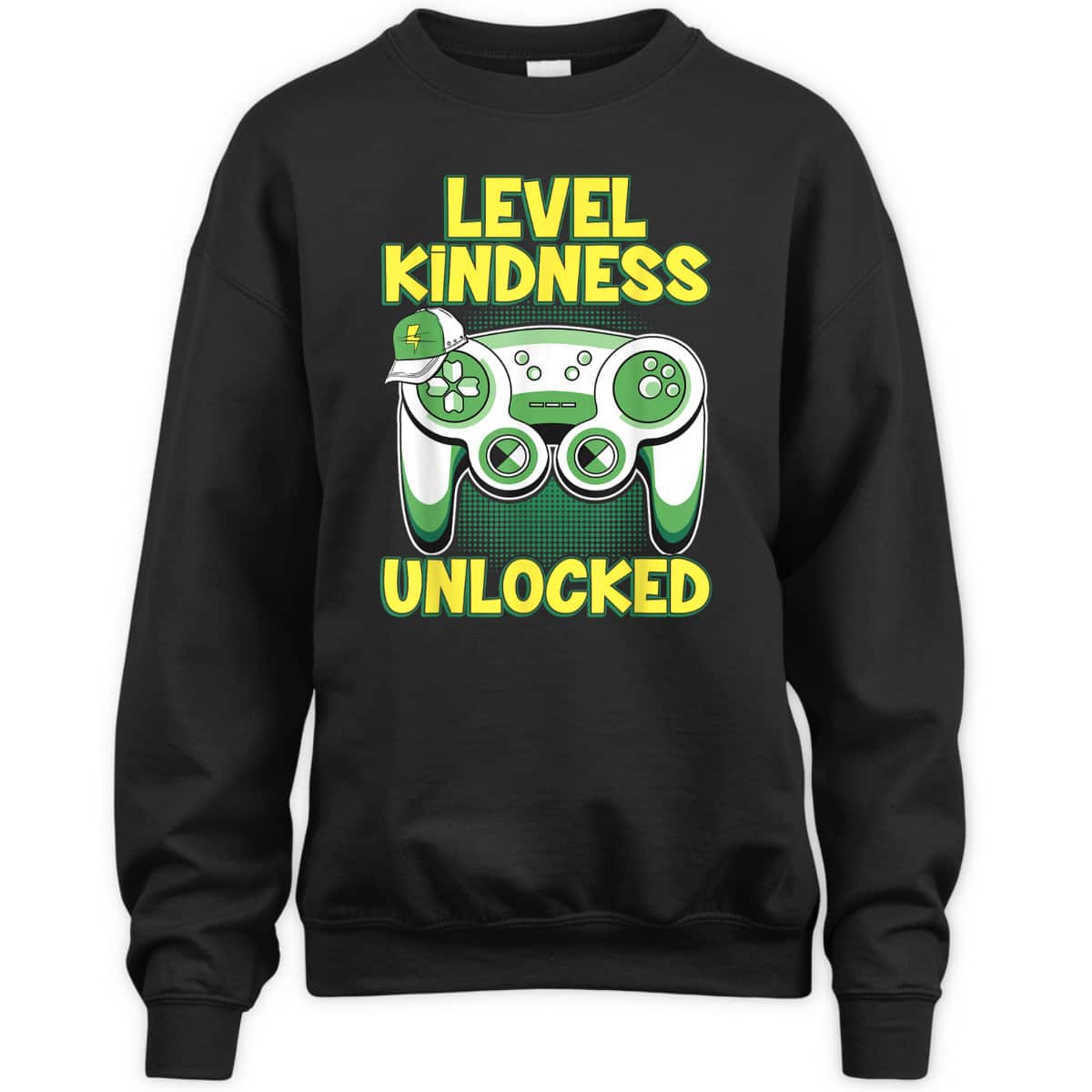 Boys Gaming Ganer Kindness Level Kindness Unlocked T-Shirt
