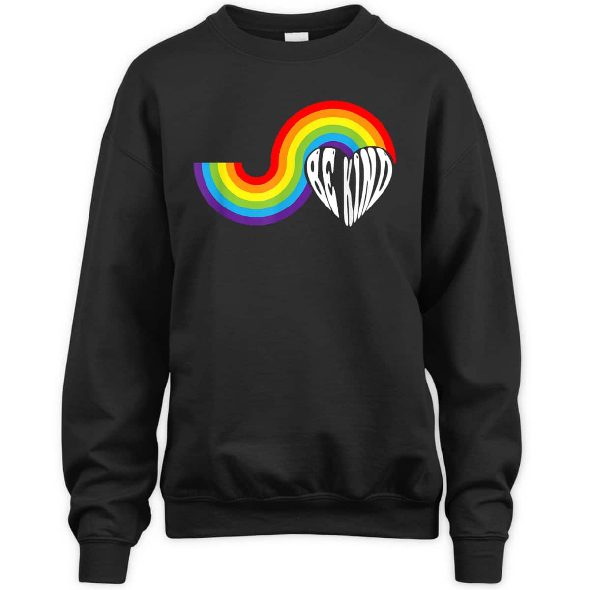 Vintage LGBTQ Be Kind Gay Pride LGBT Ally Rainbow Flag Retro T-Shirt
