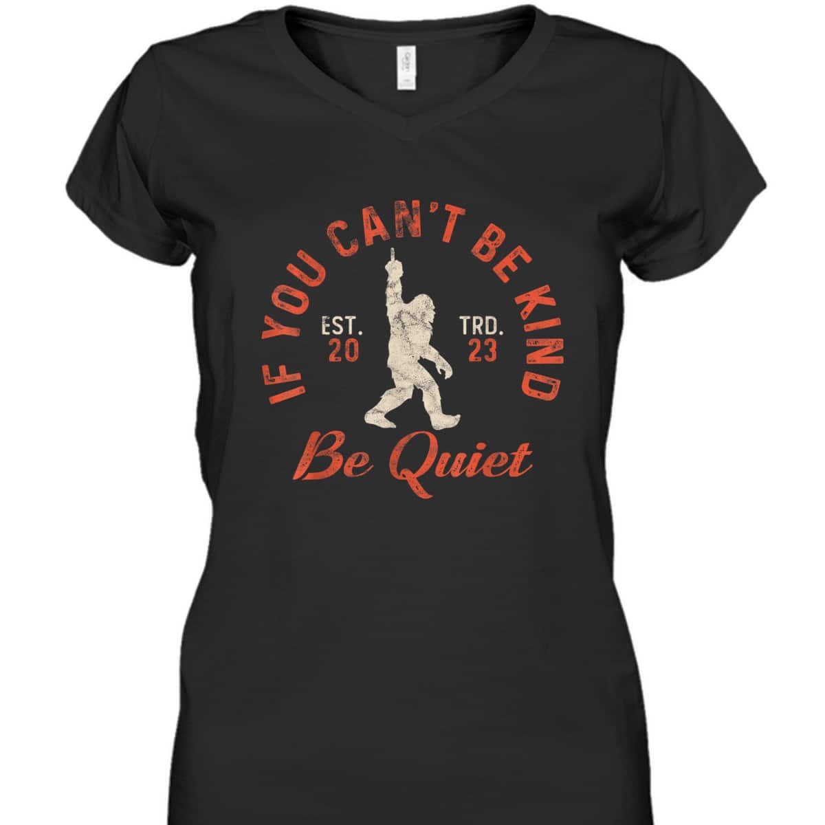 If You Can't Be Kind Be Quiet Sassy Sarcastic Kindness Quote T-Shirt
