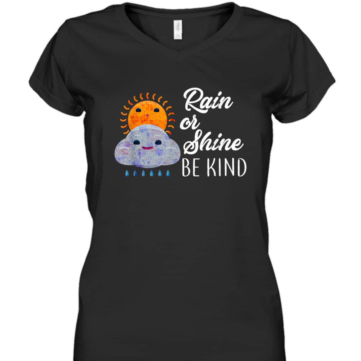 Peace Love Be Kind Rain Or Shine Anti Bullying T-Shirt