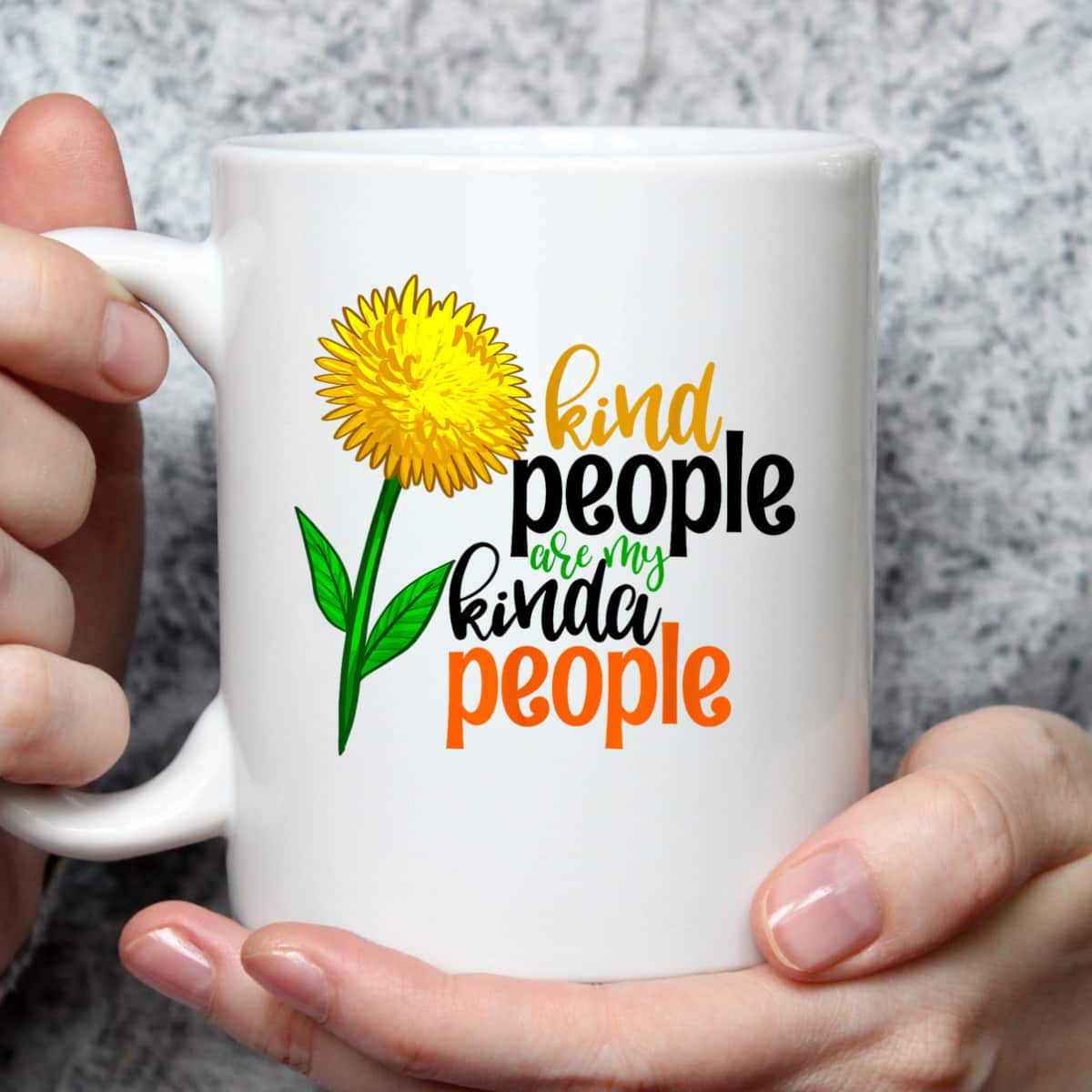 Kind People Are My Kinda People Funny Women Unique Flowers T-Shirt