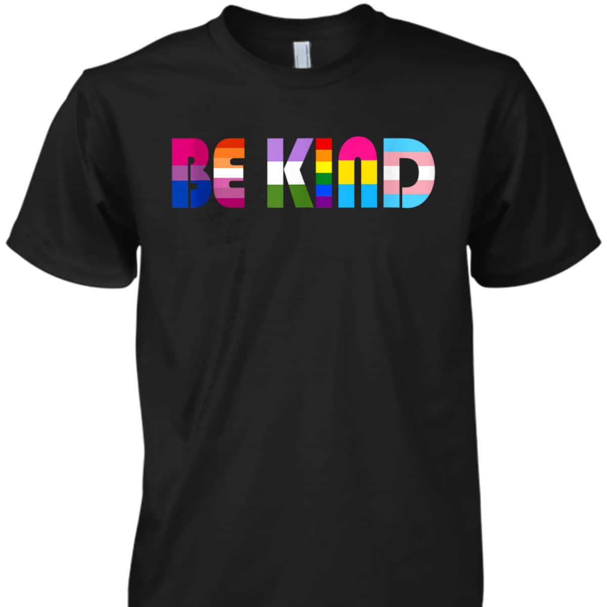 Be Kind LGBT Flag Gay Les Pride Month Transgender Pansexual T-Shirt