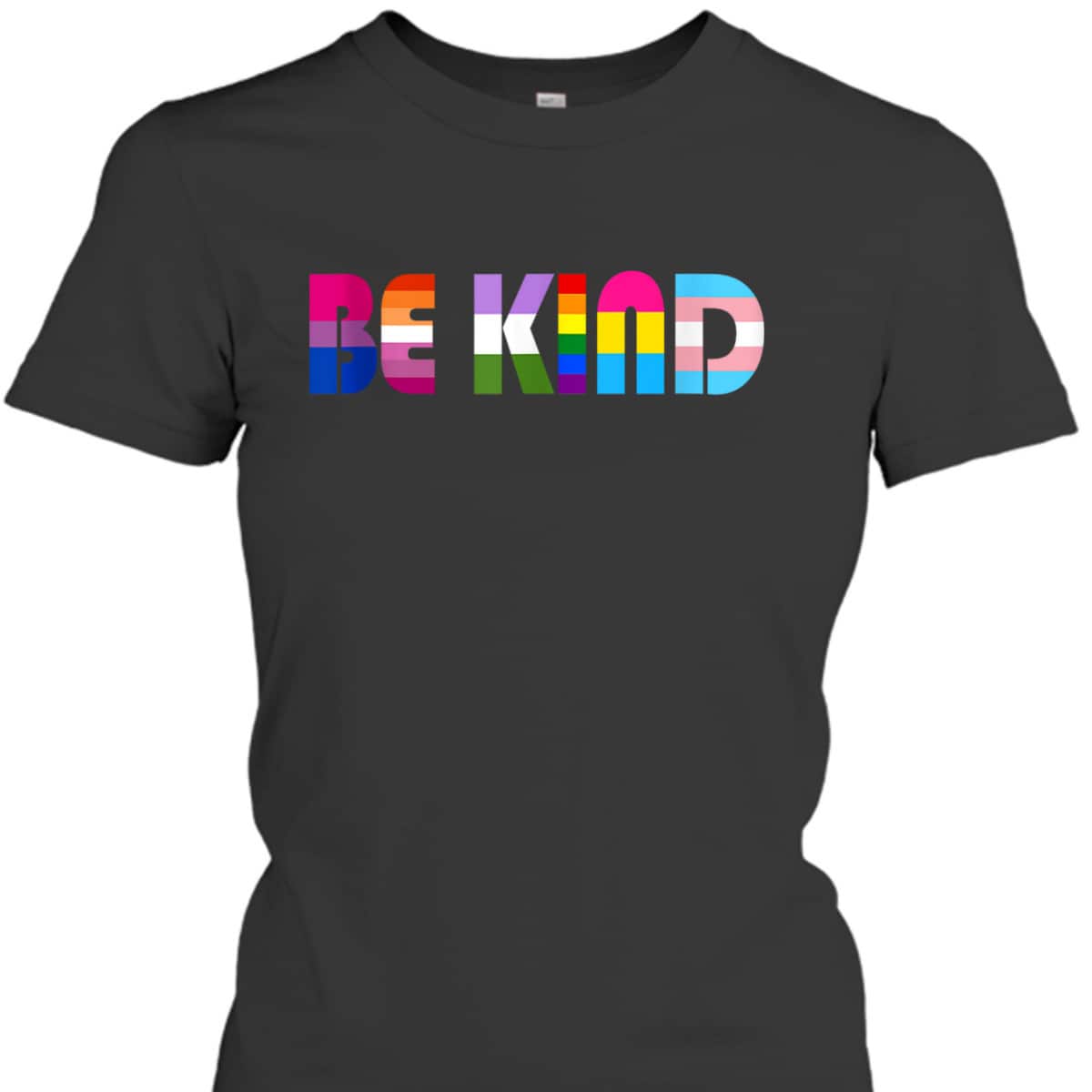 Be Kind LGBT Flag Gay Les Pride Month Transgender Pansexual T-Shirt