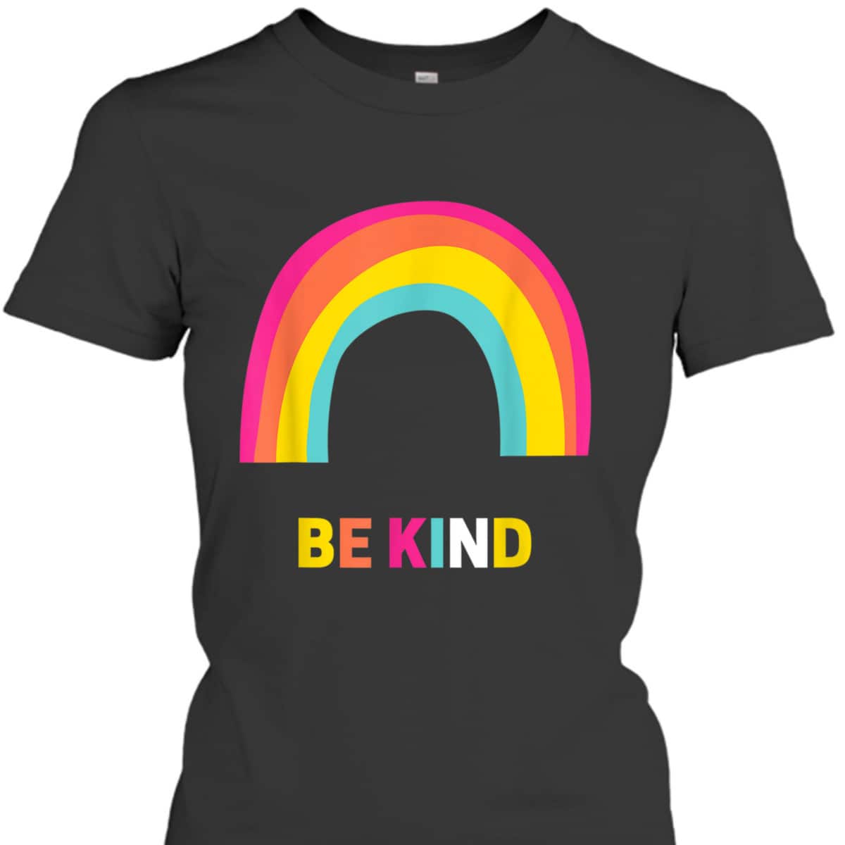 Be Kind Rainbow LGBT Flag LGBT Pride Month Retro Vintage T-Shirt