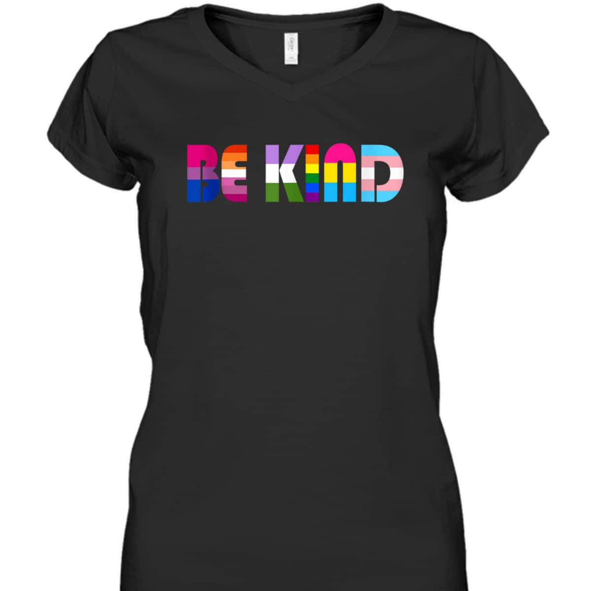 Be Kind LGBT Flag Gay Les Pride Month Transgender Pansexual T-Shirt