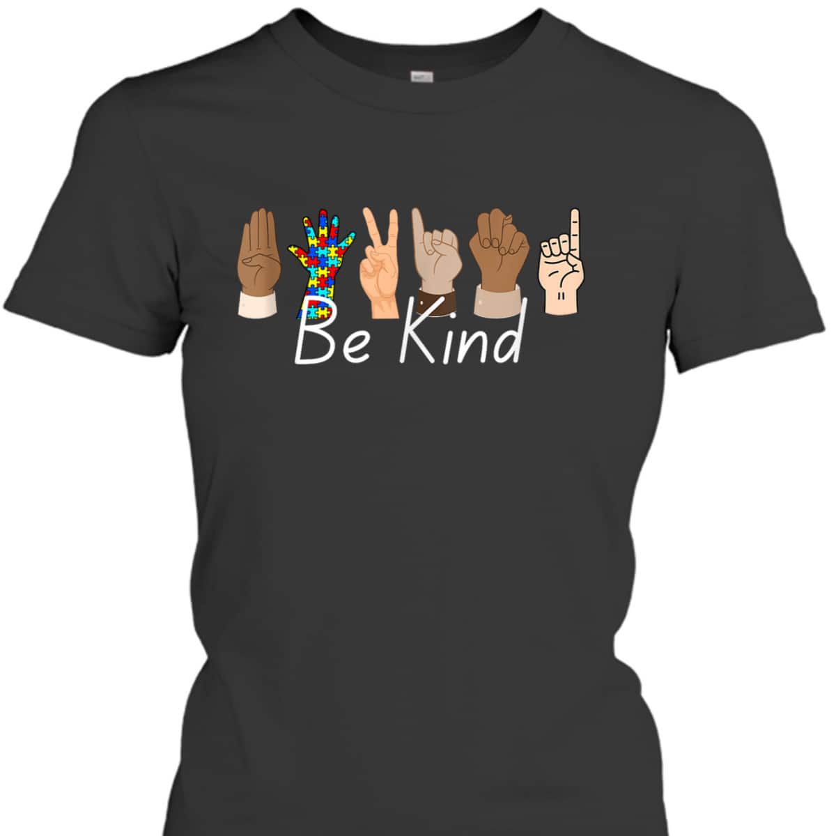 Hand Talking Teachers Interpreter ASL Sign Language Be Kind T-Shirt Hand Talking Teachers Interpreter ASL Sign Language Be Kind T-Shirt
