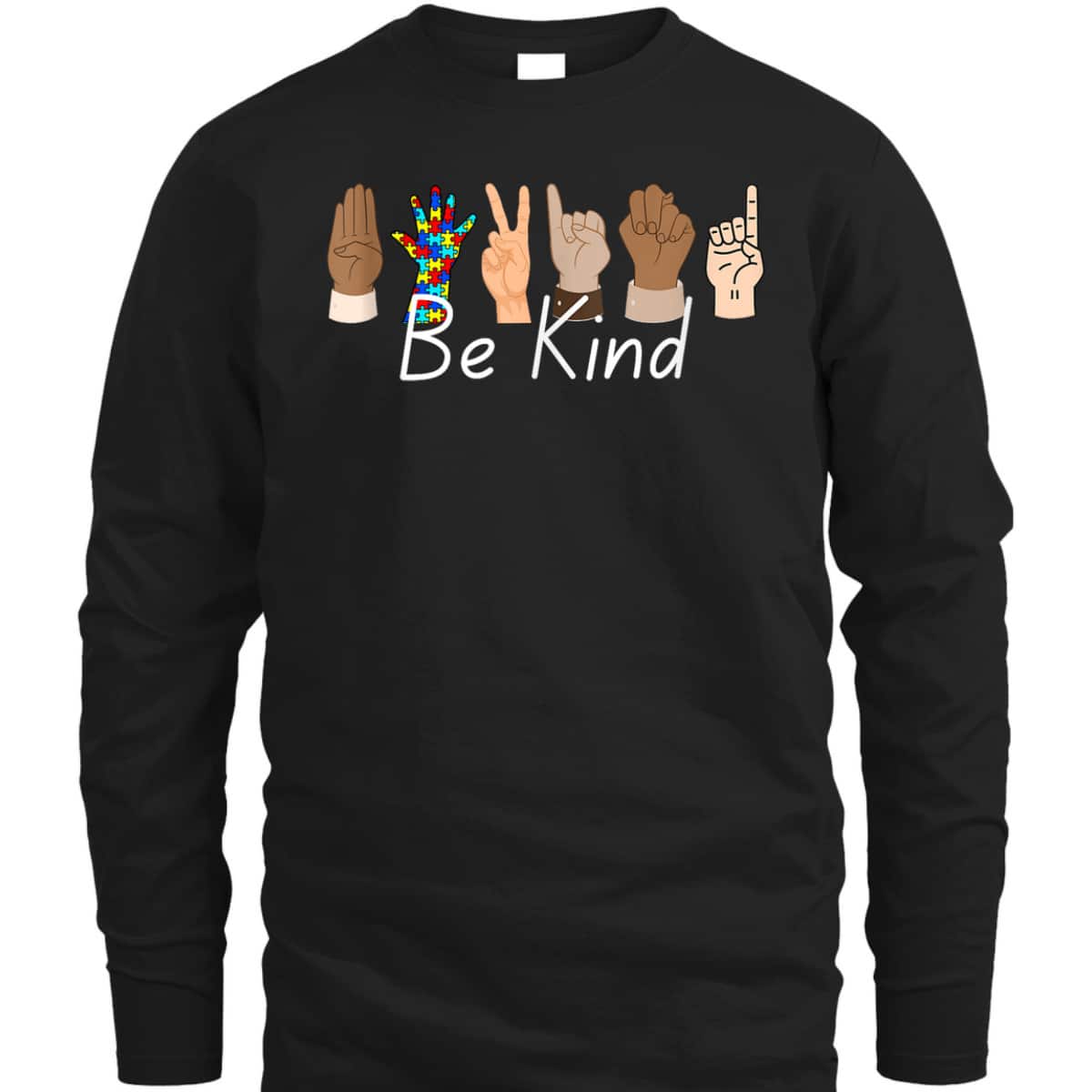 Hand Talking Teachers Interpreter ASL Sign Language Be Kind T-Shirt Hand Talking Teachers Interpreter ASL Sign Language Be Kind T-Shirt